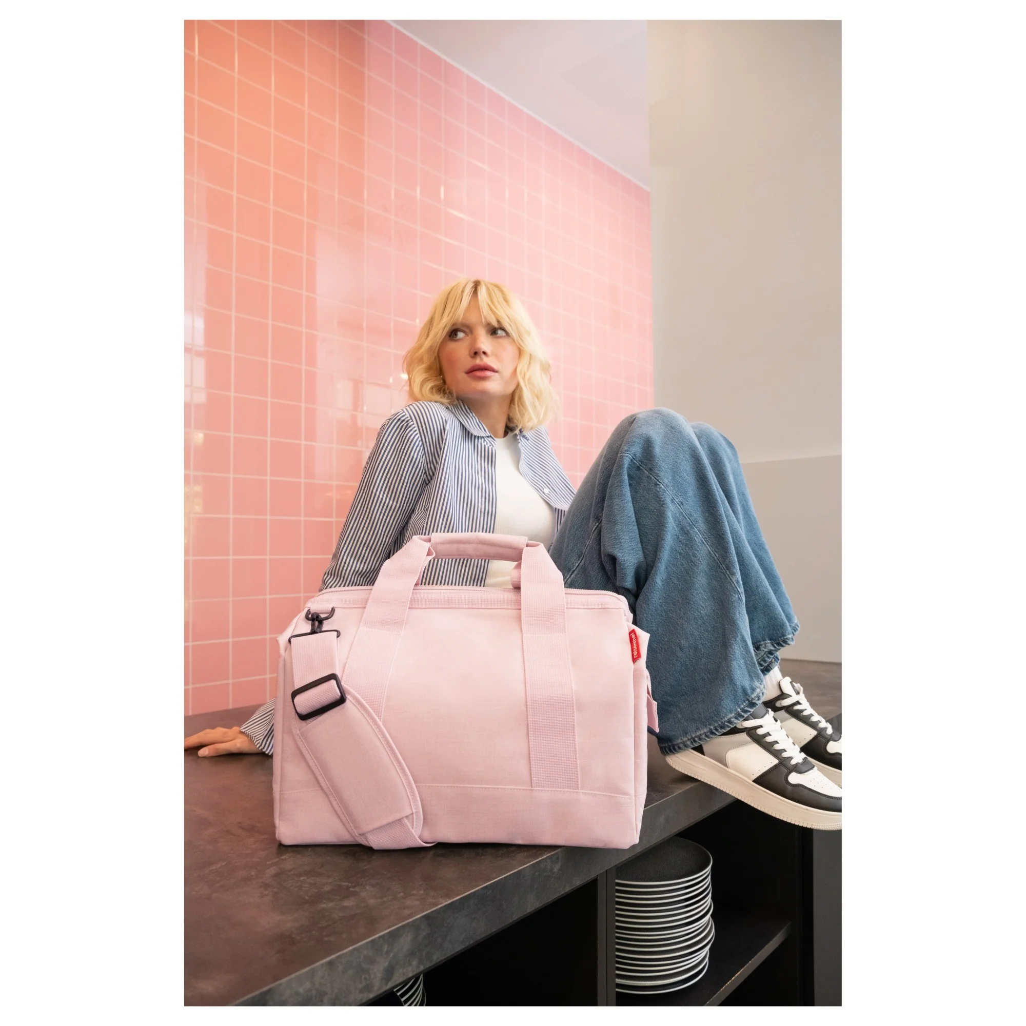 reisenthel travelling allrounder M - Reisetasche 40 cm (twist blush) - Image 4