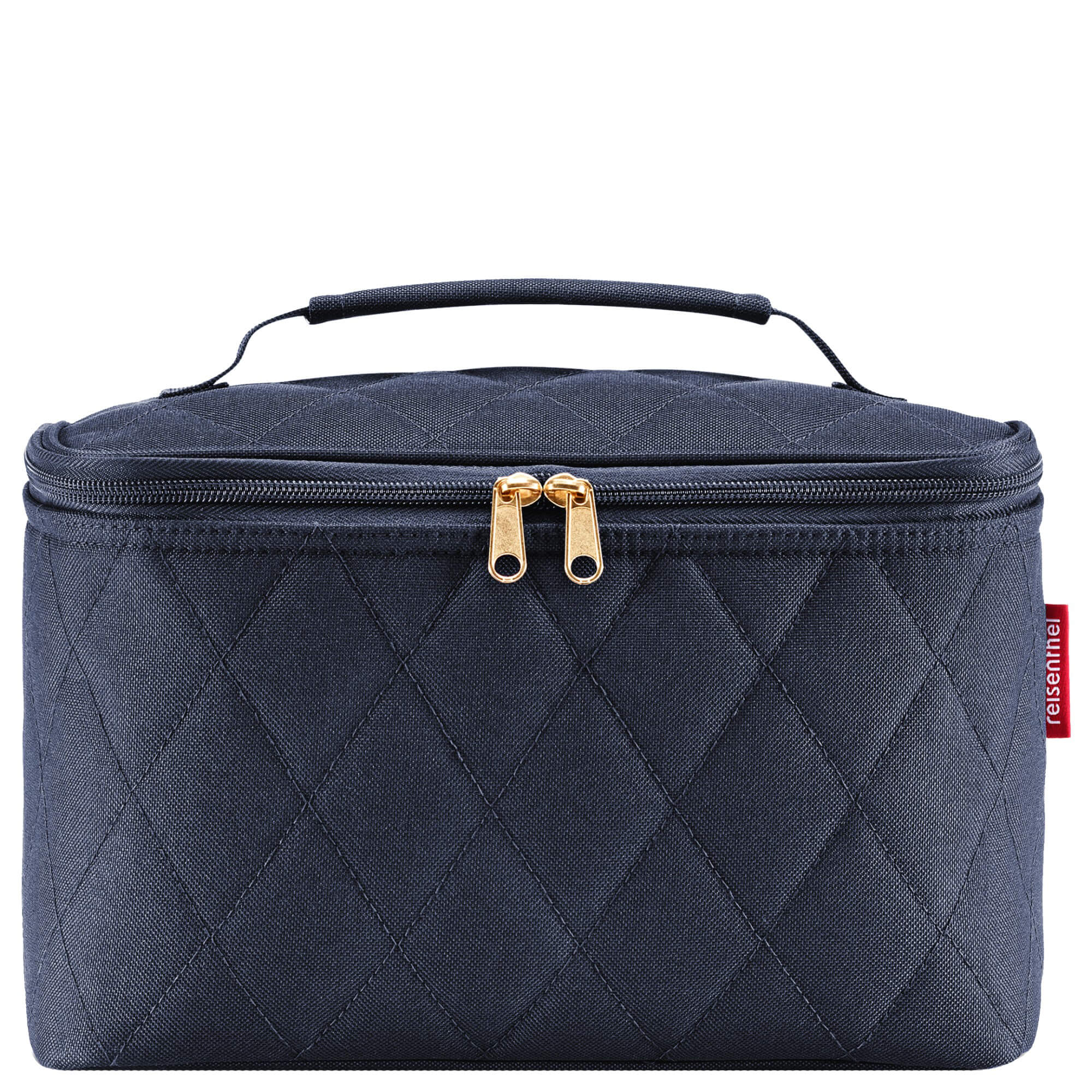 reisenthel travelling - Beautycase 28 cm (rhombus midnight gold)