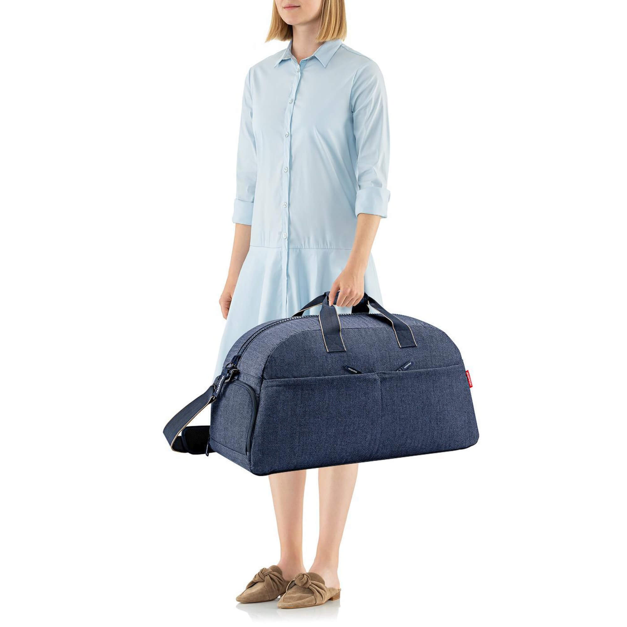 reisenthel travelling overnighter plus - Reisetasche (herringbone dark blue) - Image 4