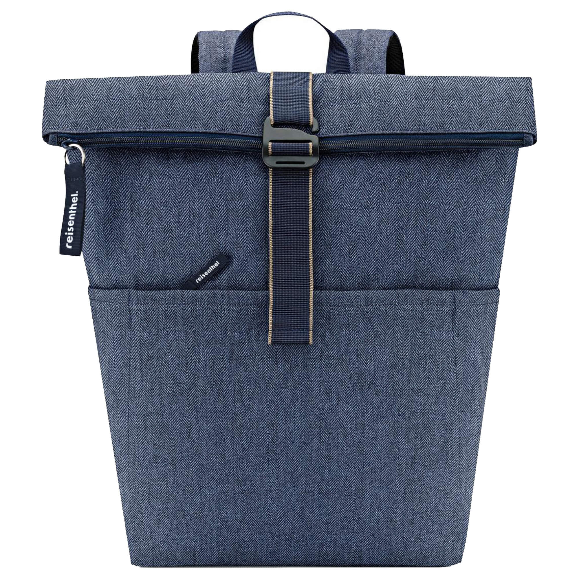 reisenthel travelling rolltop - Rucksack 15.6" 53 cm (herringbone dark blue)