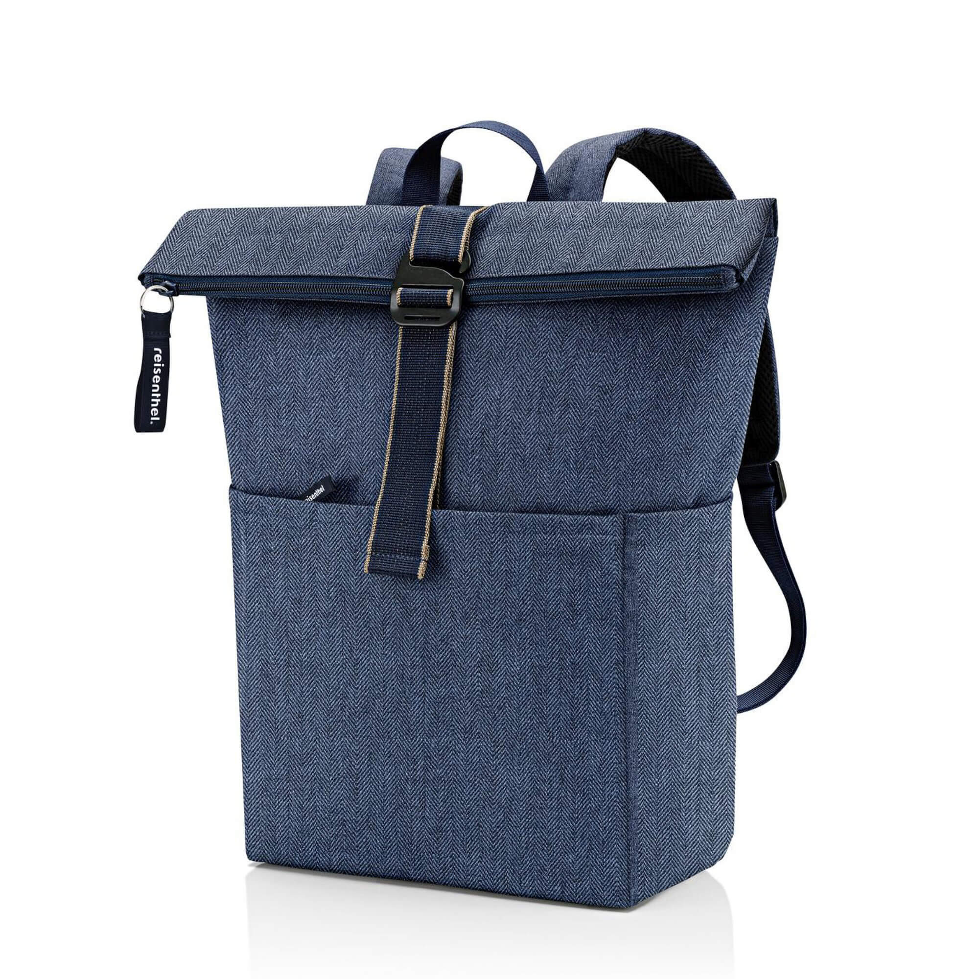 reisenthel travelling rolltop - Rucksack 15.6" 53 cm (herringbone dark blue) - Image 2