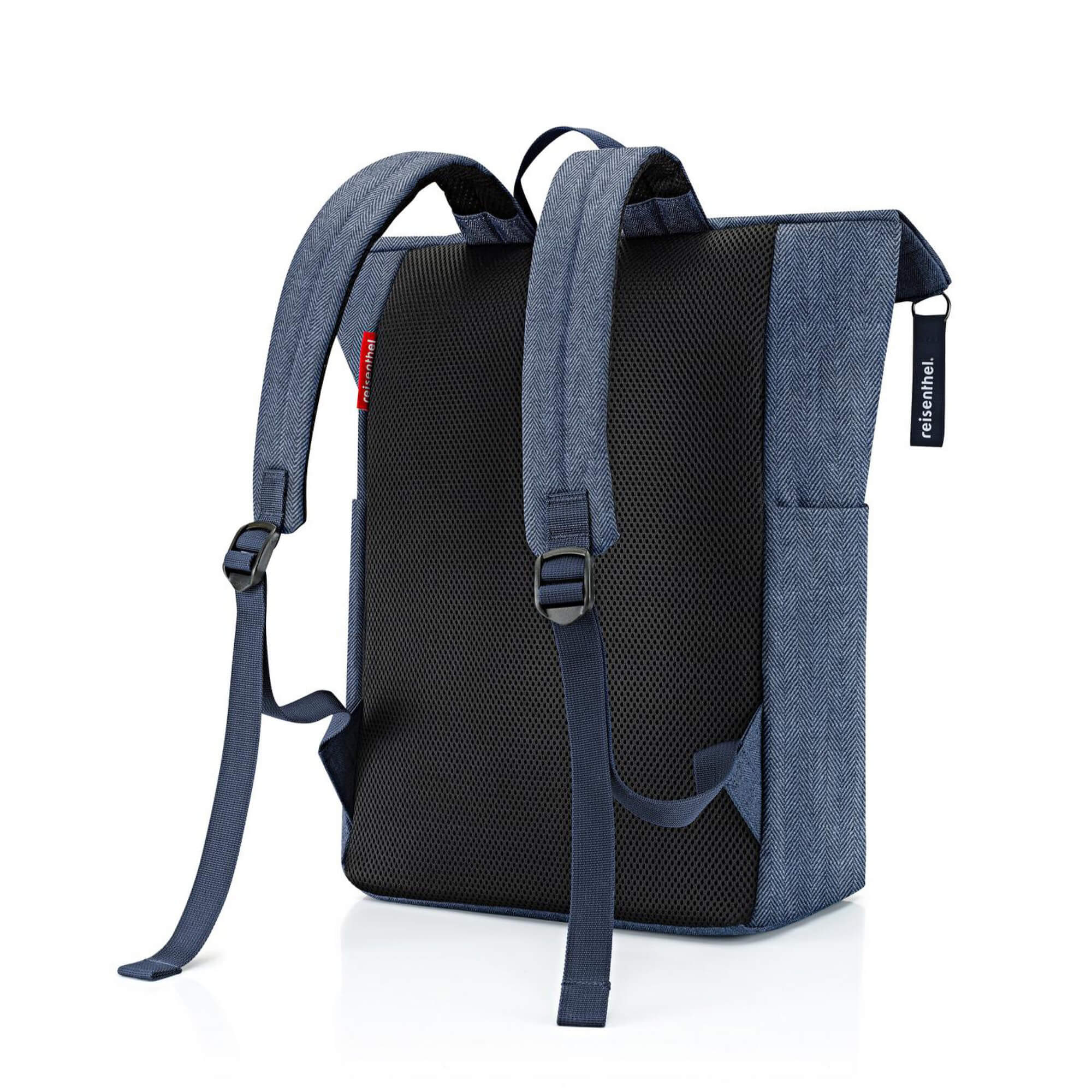 reisenthel travelling rolltop - Rucksack 15.6" 53 cm (herringbone dark blue) - Image 3