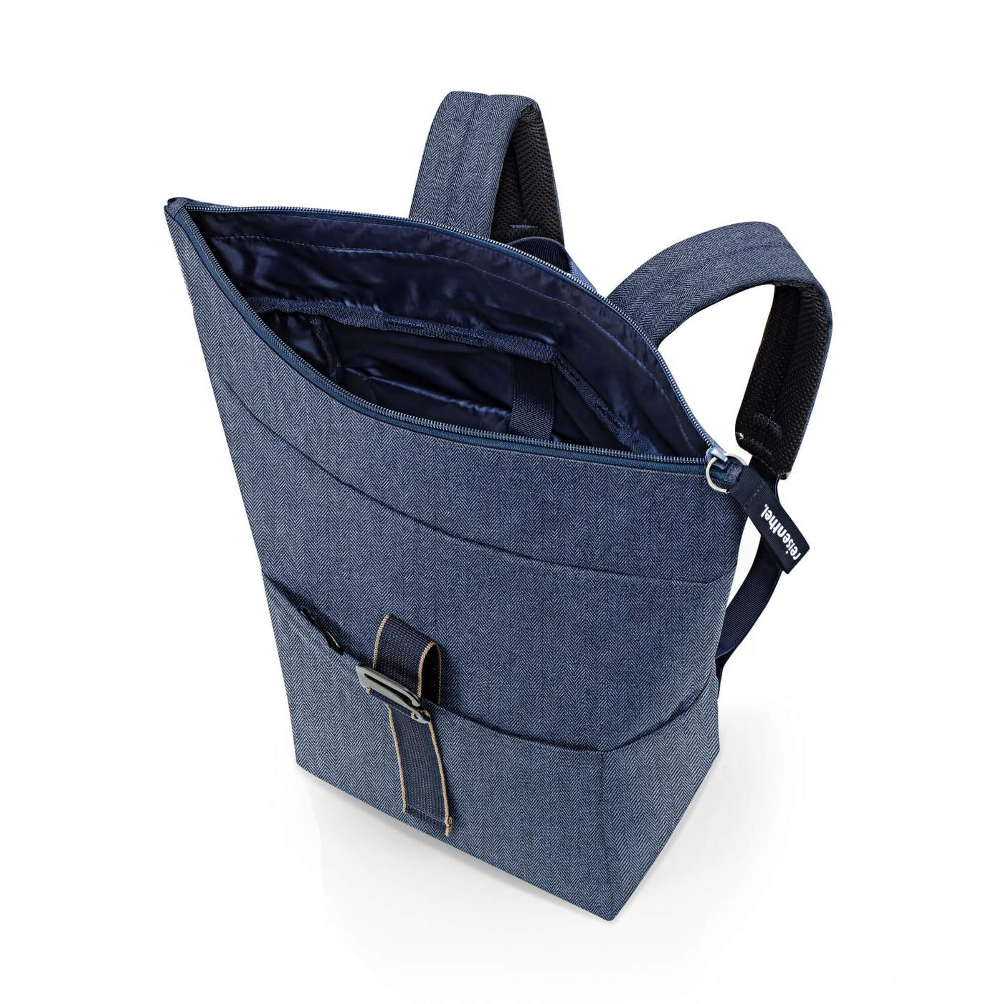 reisenthel travelling rolltop - Rucksack 15.6" 53 cm (herringbone dark blue) - Image 4