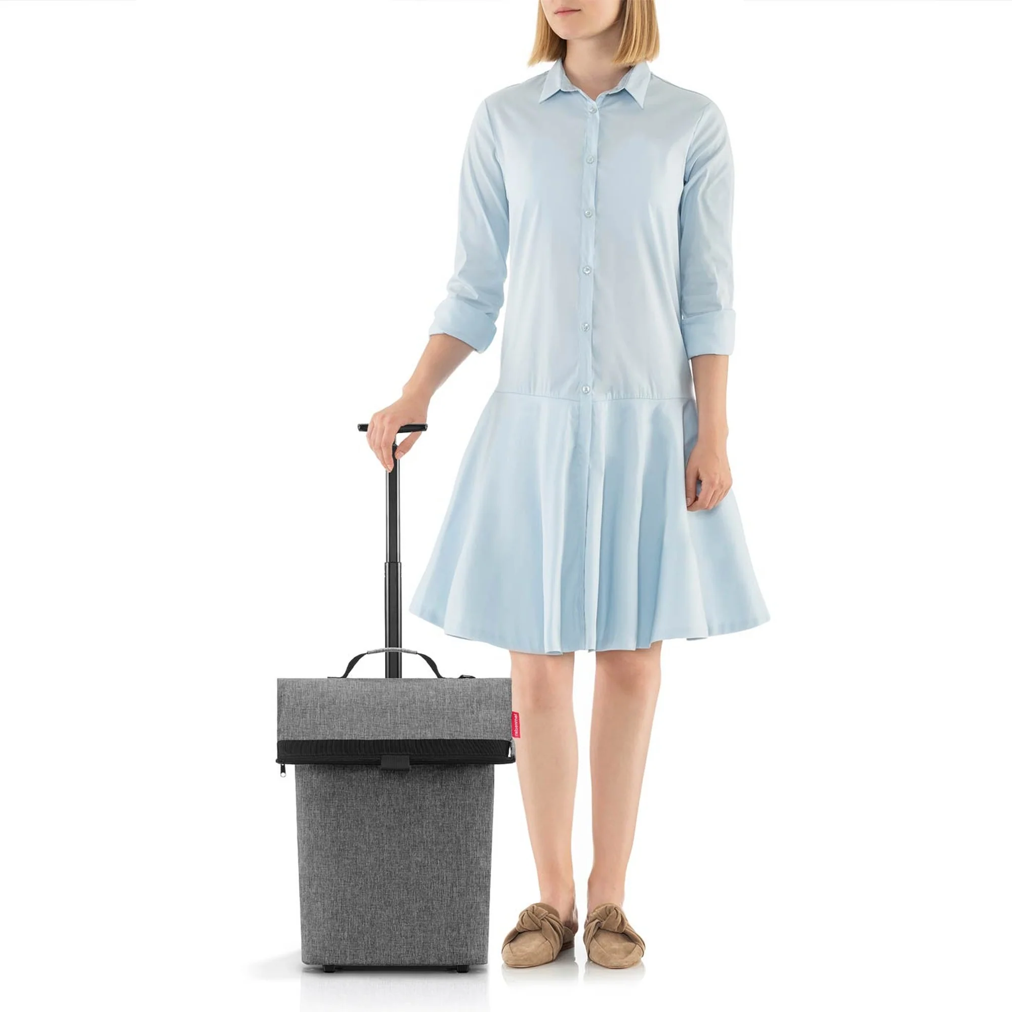 reisenthel trolley M - Einkaufstrolley 53 cm (twist silver) - Image 3