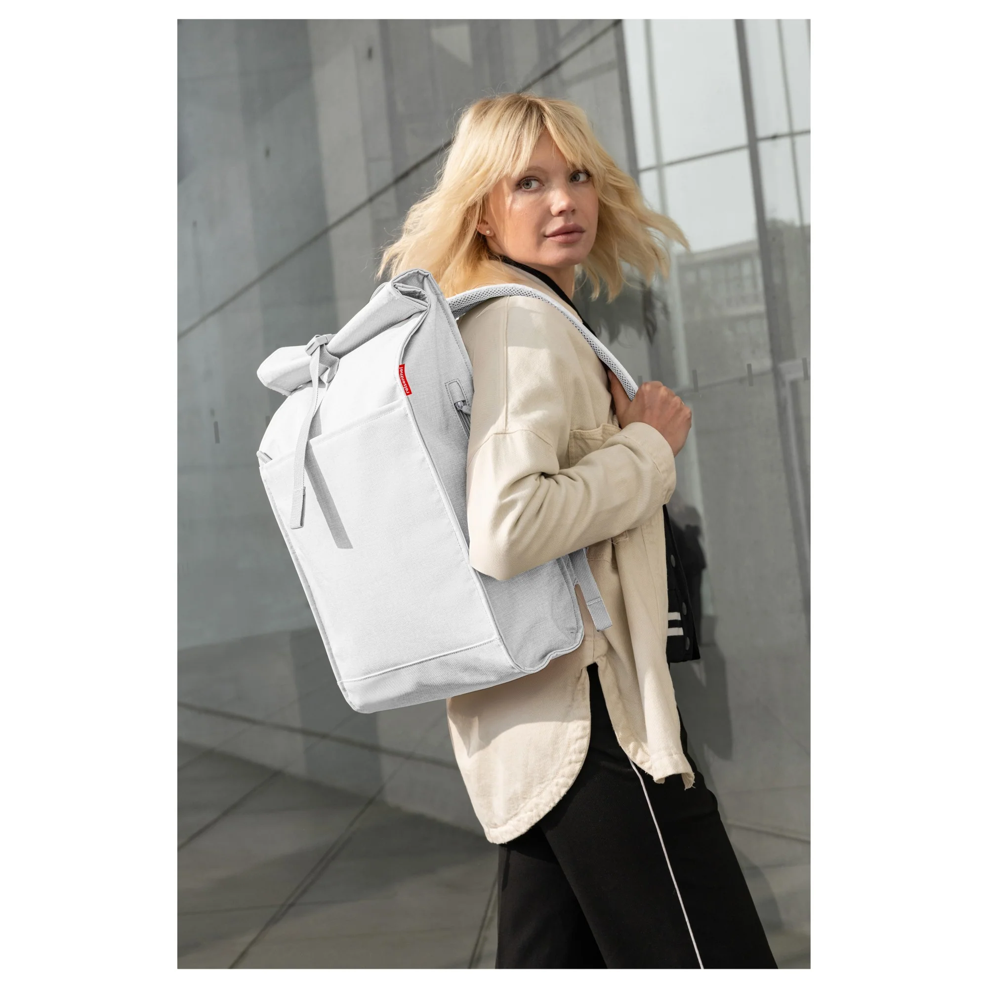 reisenthel Urban Rolltop - Rucksack 49 cm (twist sky rose) - Image 5