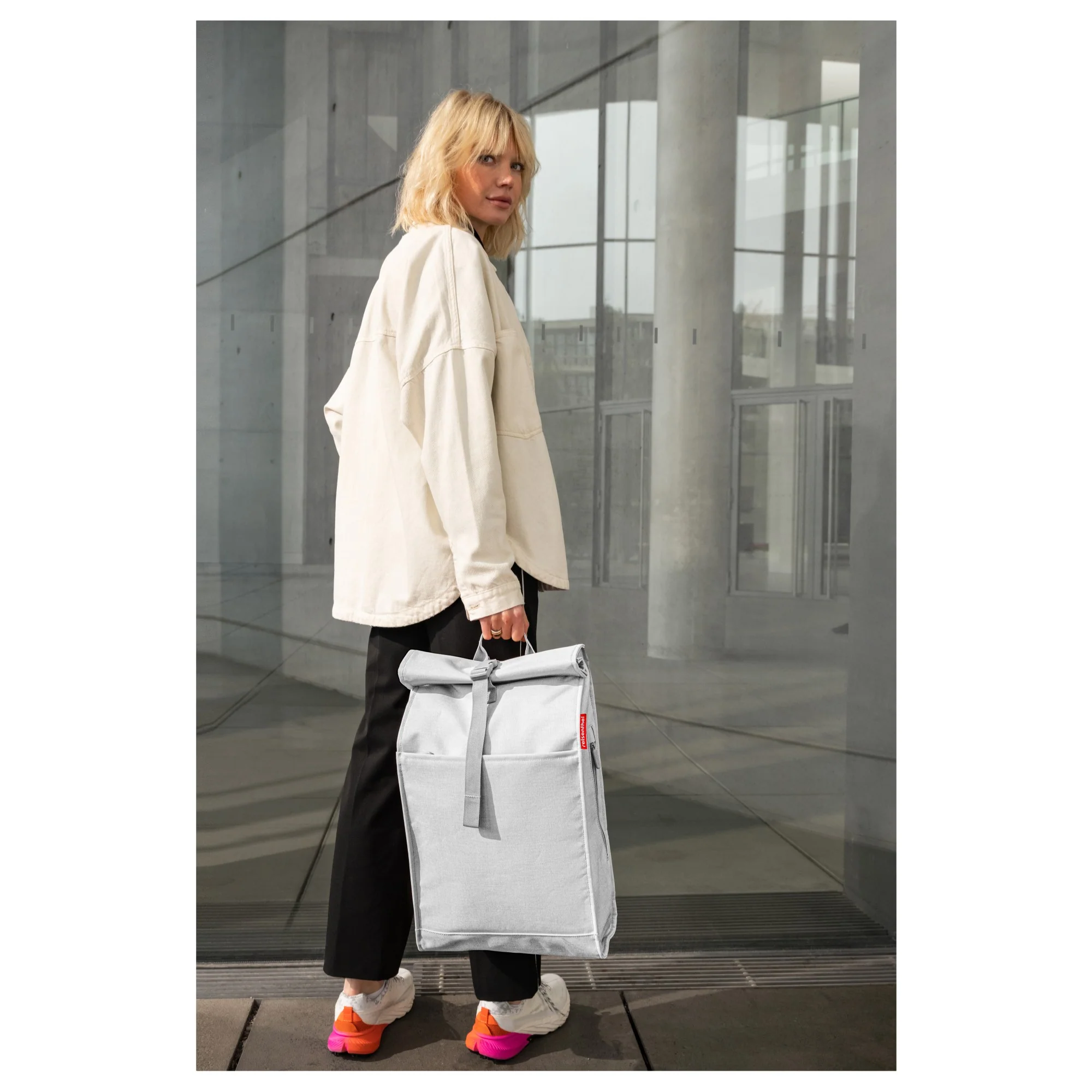 reisenthel Urban Rolltop - Rucksack 49 cm (twist sky rose) - Image 6