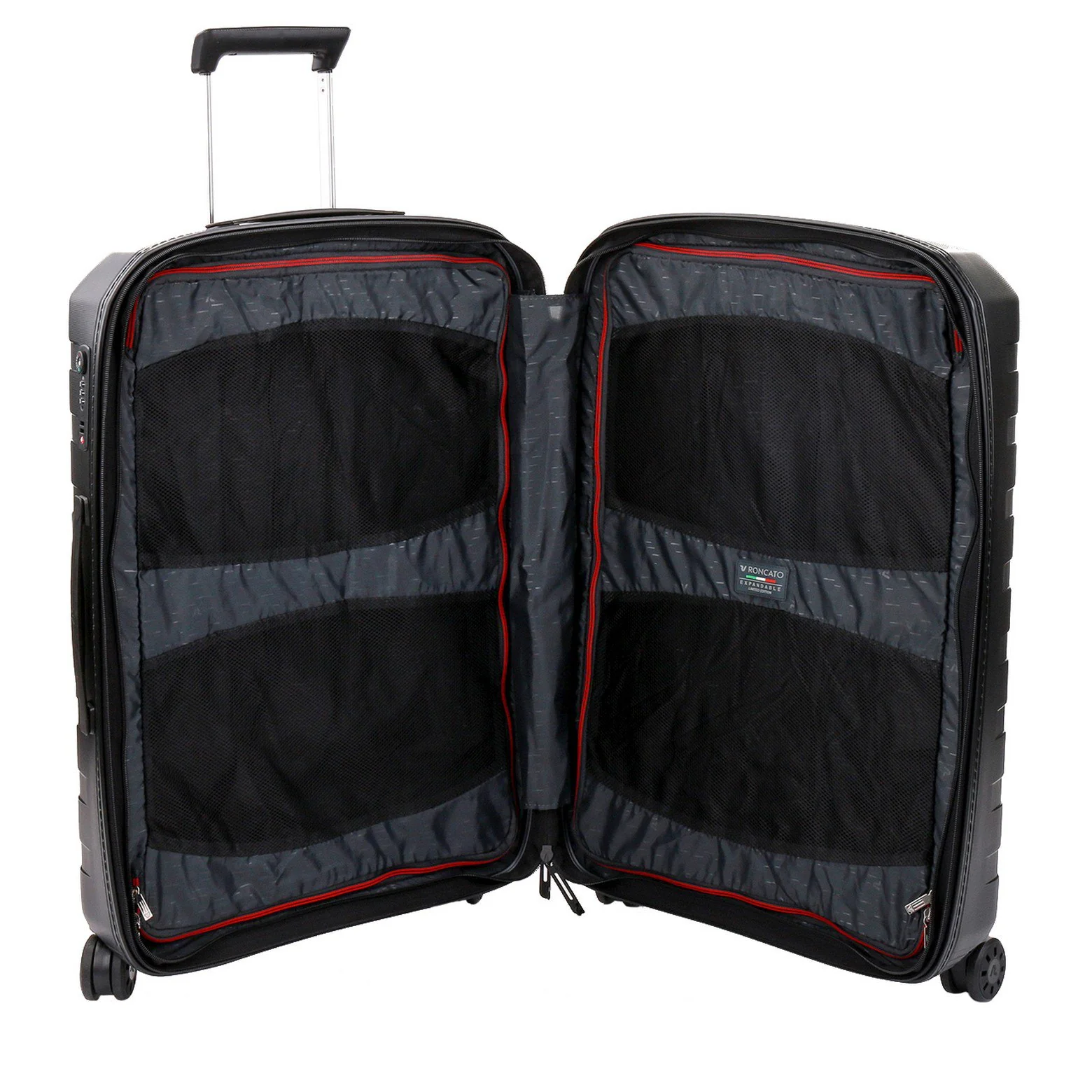 Roncato Box 4.0 - 4-Rollen-Trolley M 69 cm erw. (nero) - Image 6