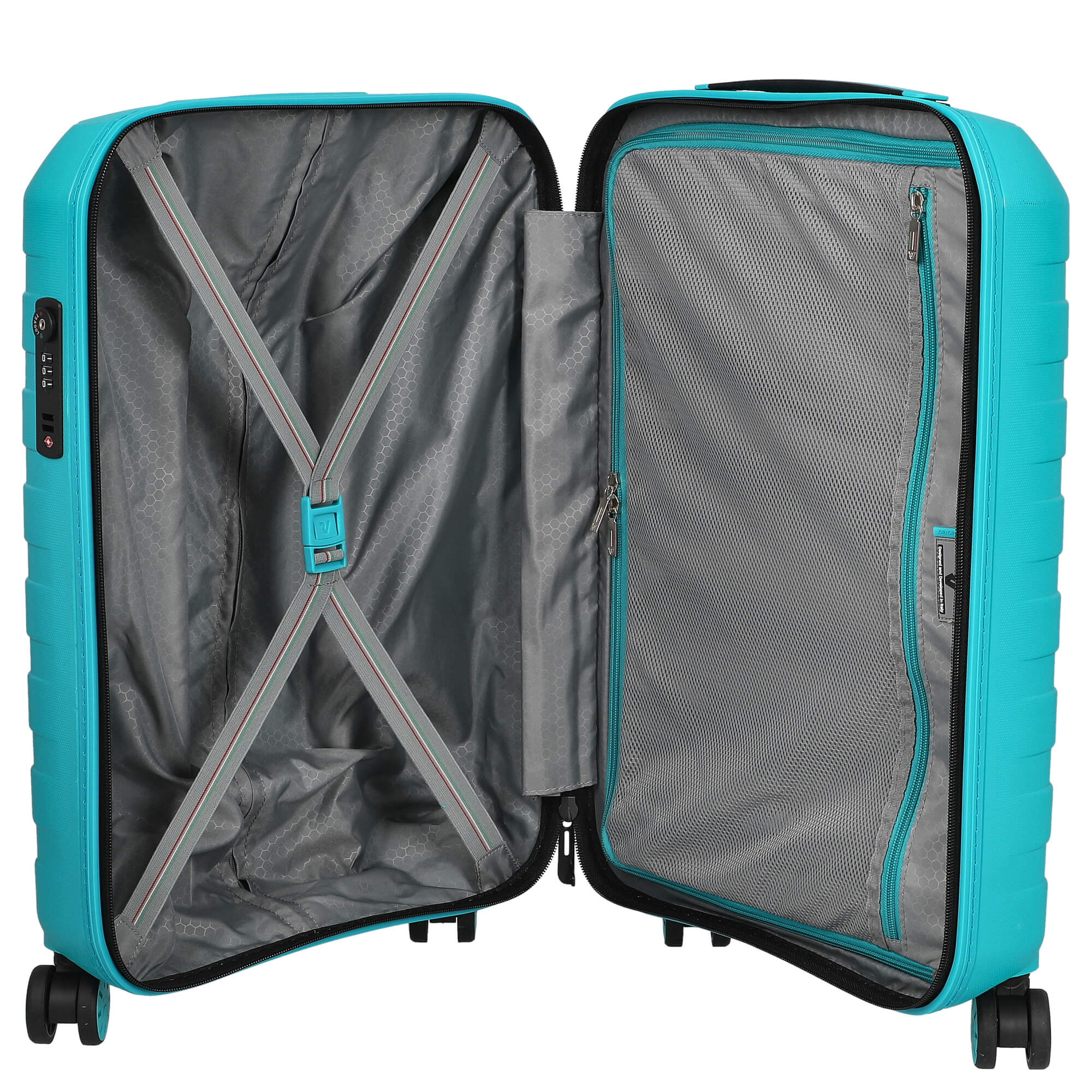 Roncato Box Sport 2.0 - 4-Rollen Kabinentrolley S 55 cm (nero/smeraldo) - Image 6