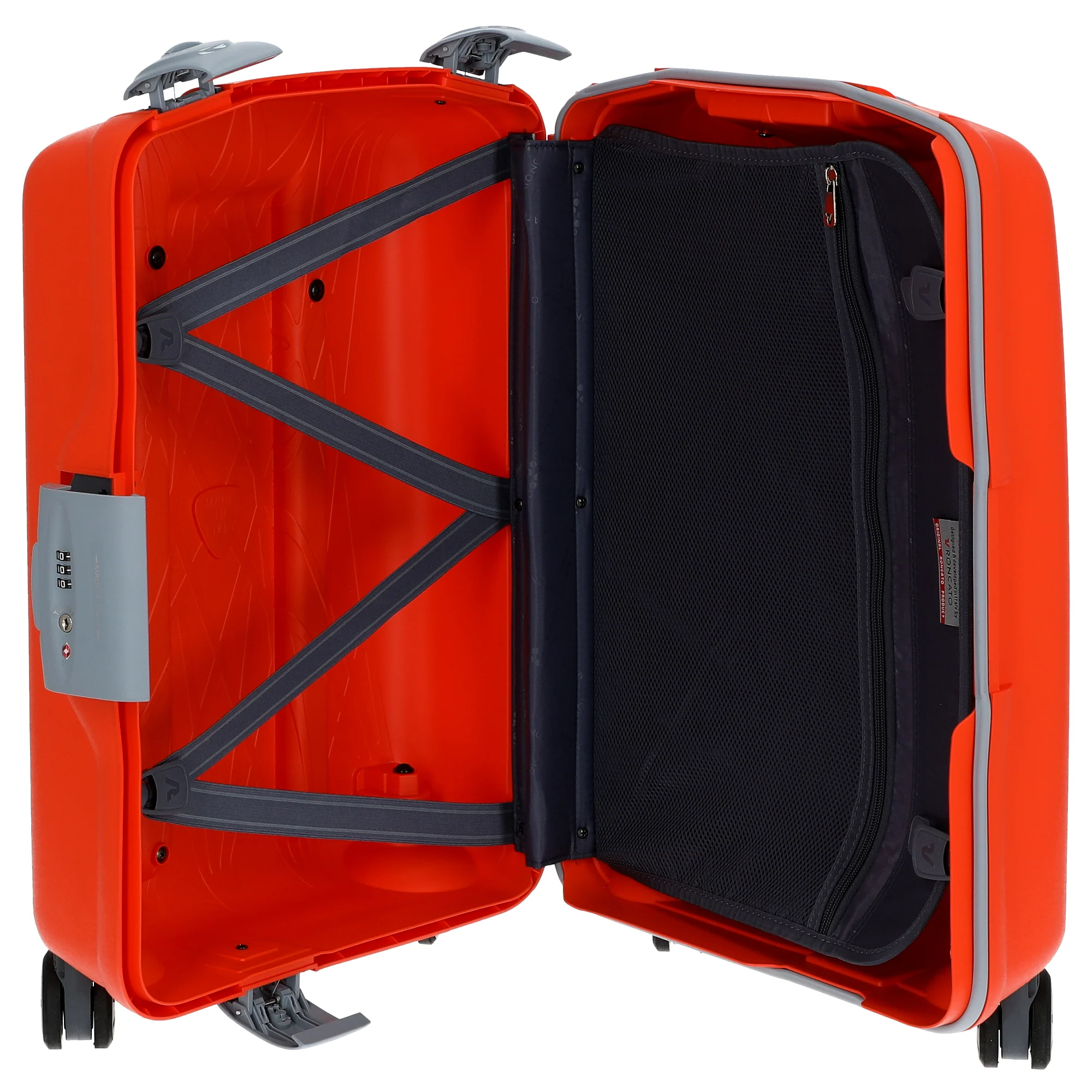 Roncato Light - 4-Rollen-Kabinentrolley S 55 cm (papaia) - Image 6