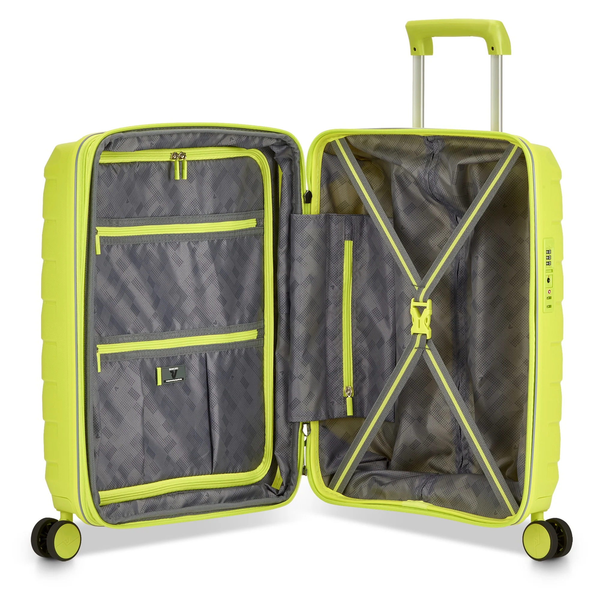 Roncato Skyline 2.0 - 4-Rollen-Kabinentrolley S 55 cm erw. (cyber lime) - Image 5