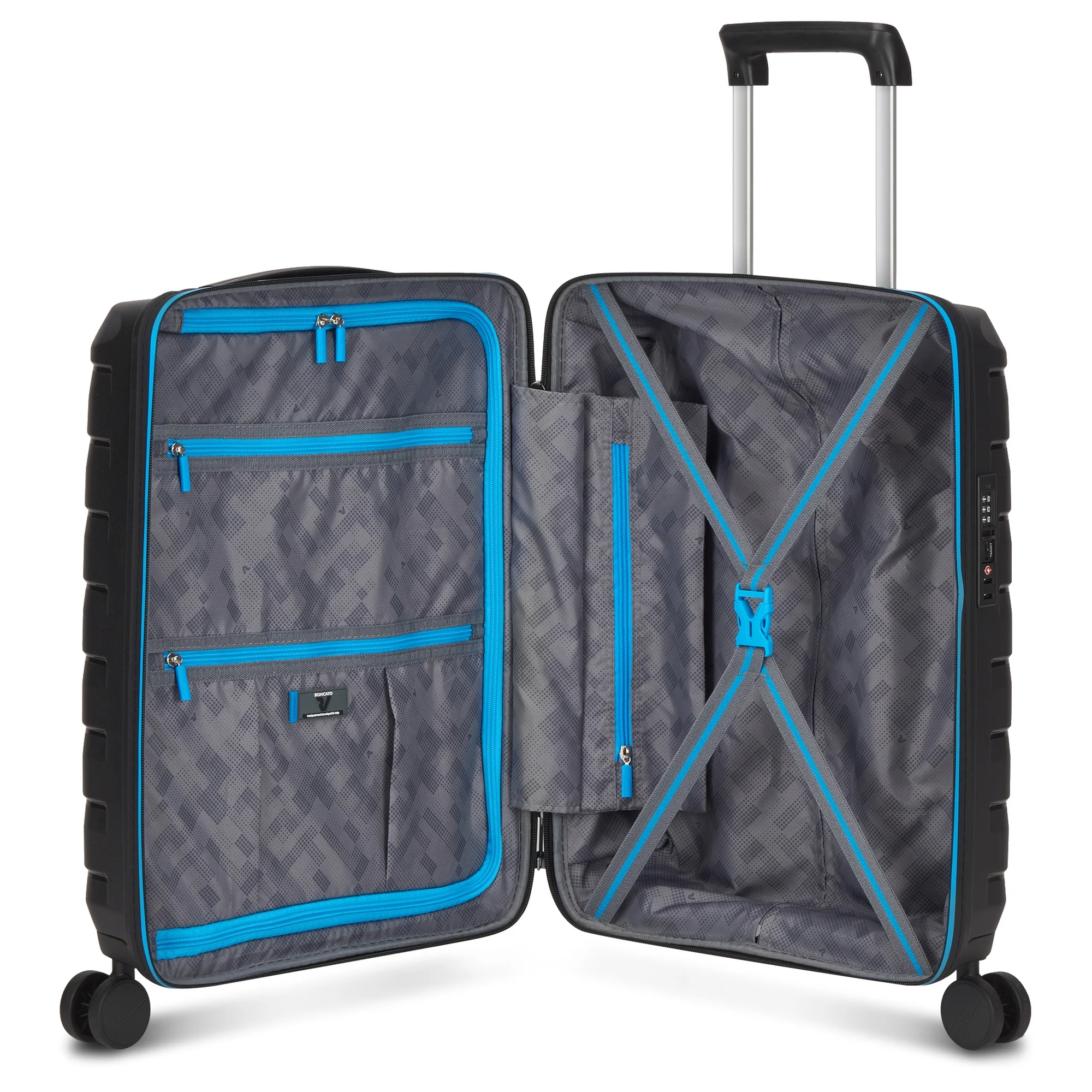 Roncato Skyline 2.0 Neon - 4-Rollen-Kabinentrolley S 55 cm (black) - Image 6