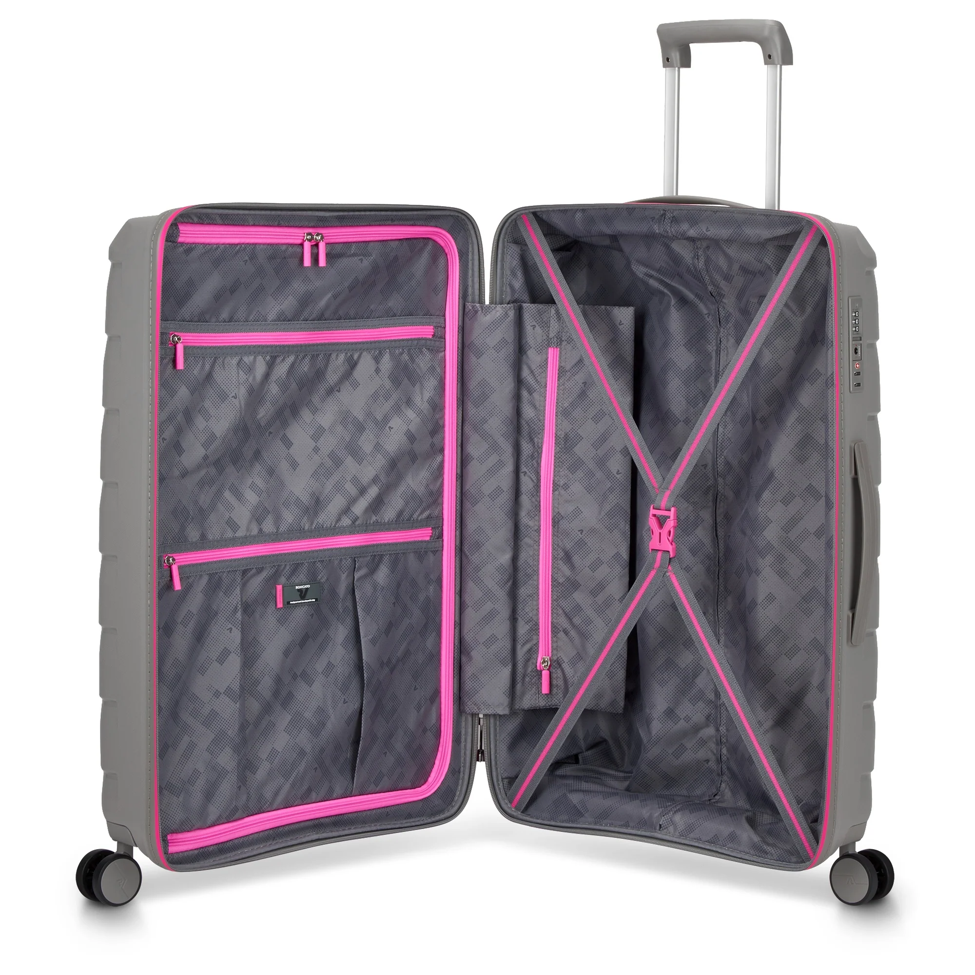 Roncato Skyline 2.0 Neon - 4-Rollen-Trolley M 70 cm (grey) - Image 6
