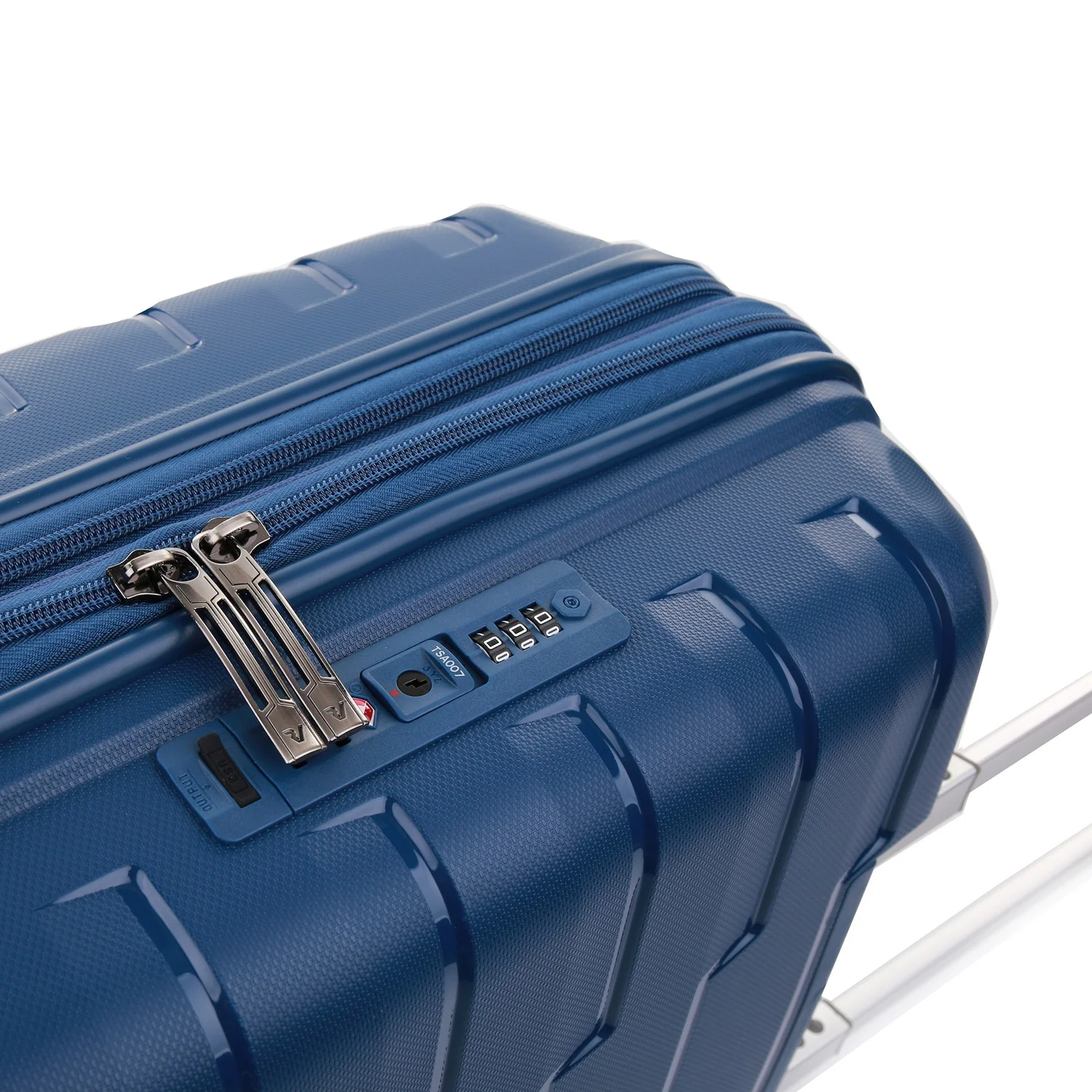 Roncato Skyline - 4-Rollen-Kabinentrolley S 55 cm  erw. USB-Anschluss (navy) - Image 8