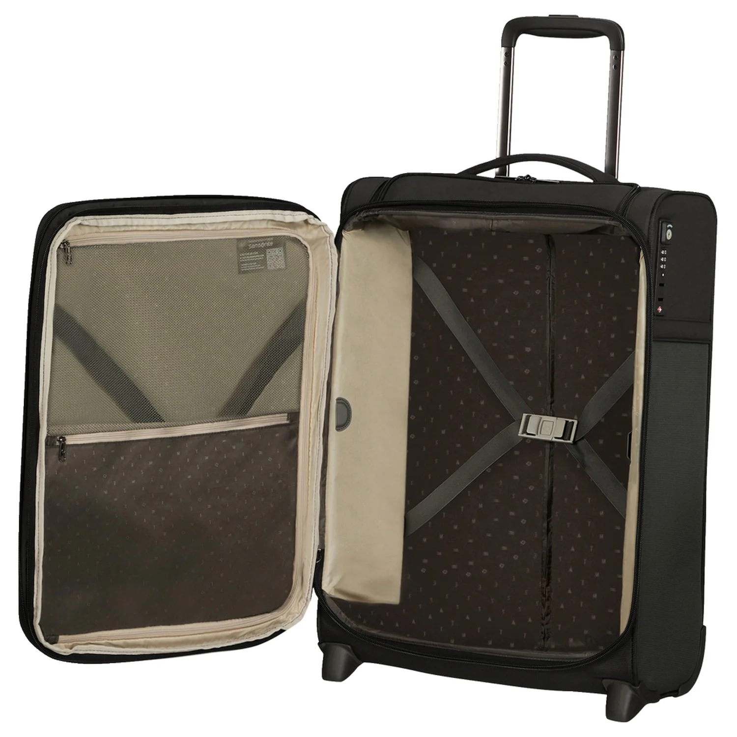 Samsonite Airea Upright - 2-Rollen-Kabinentrolley 55 cm (Toppocket) erw. (black) - Image 5