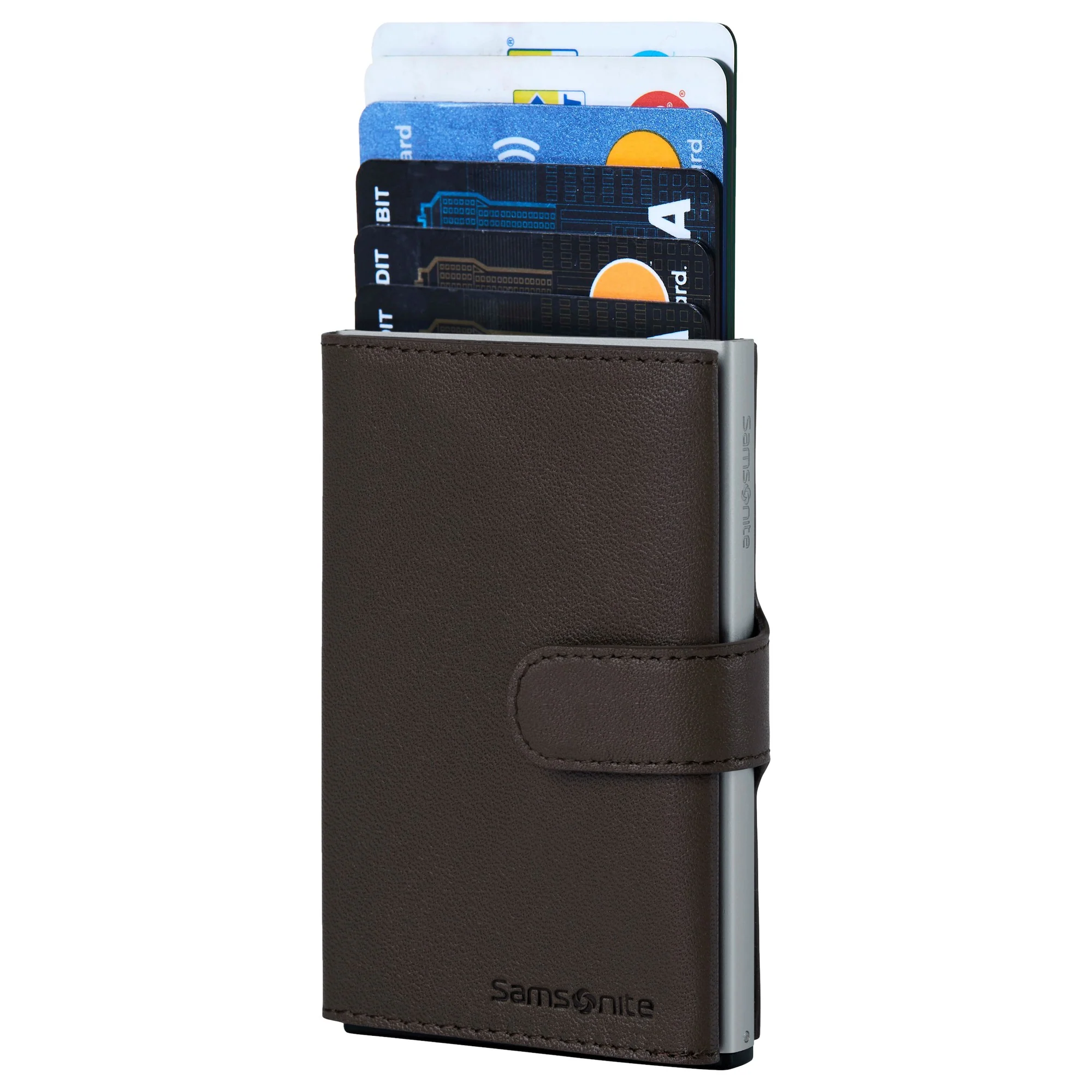 Samsonite Alu Fit 202 - Kreditkartenetui 8cc 10.2 cm RFID (dark brown) - Image 5