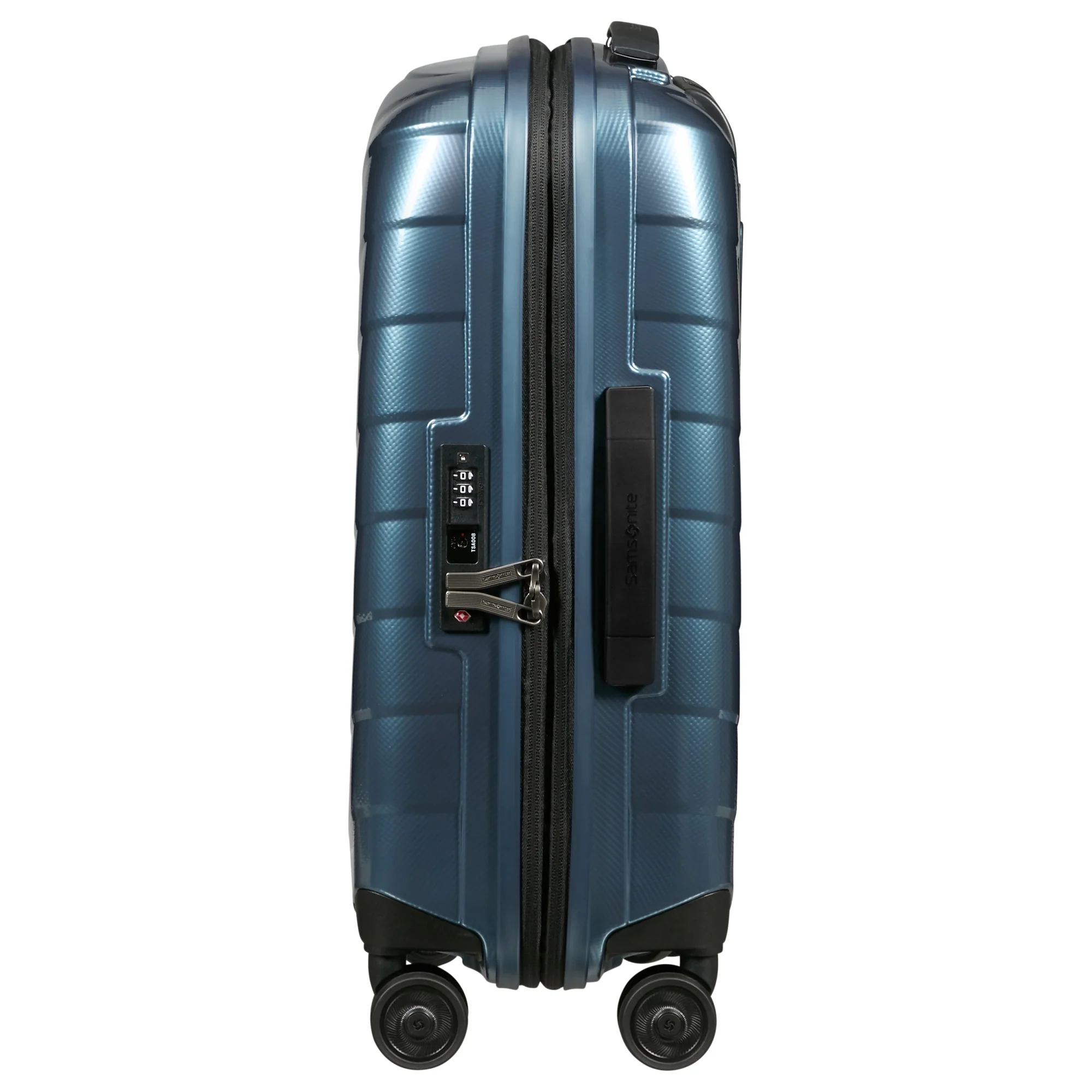 Samsonite Attrix - 4 Rollen Kabinentrolley S 55/35 cm erw. (steel blue) - Image 3