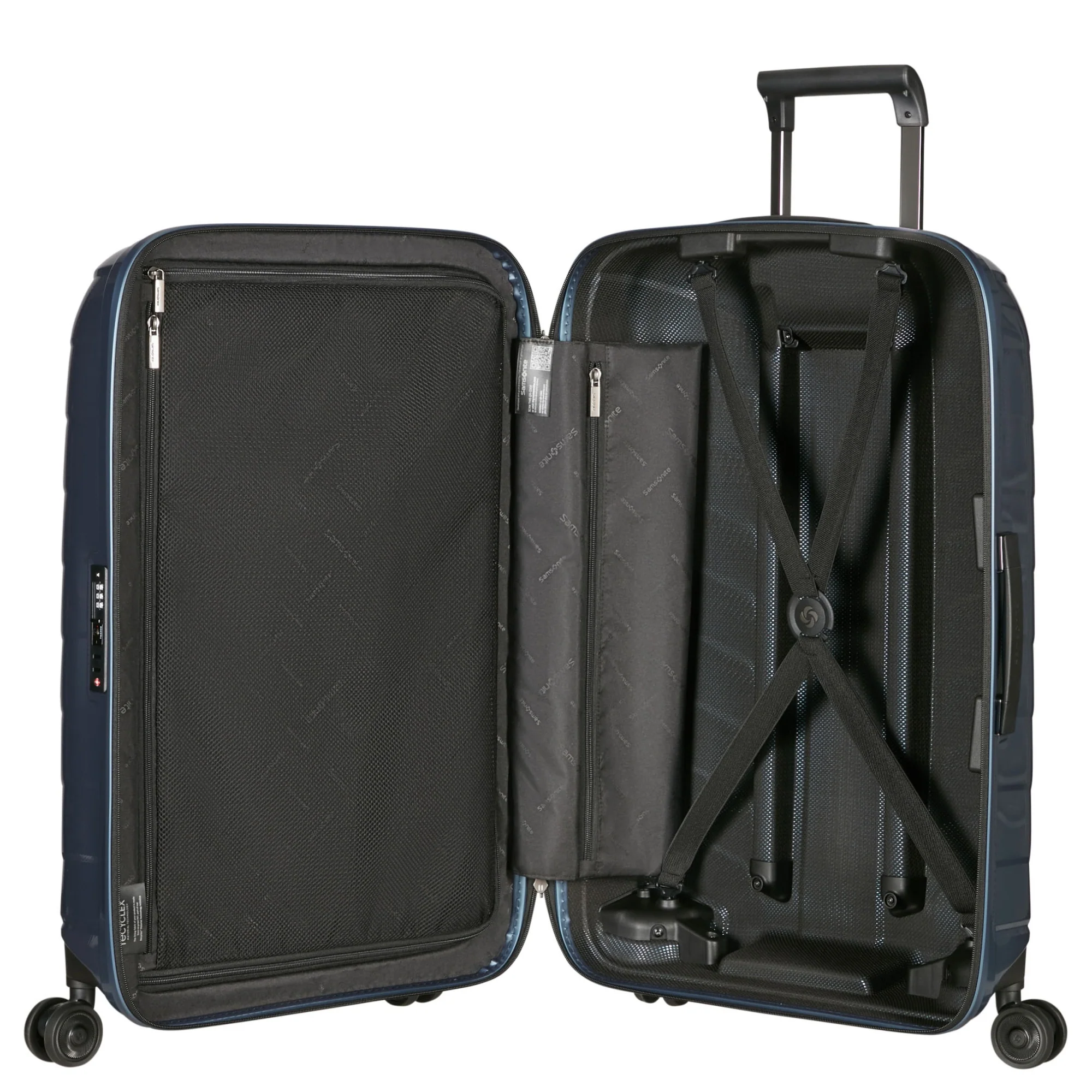 Samsonite Attrix - 4-Rollen-Trolley XL 81 cm (steel blue) - Image 6