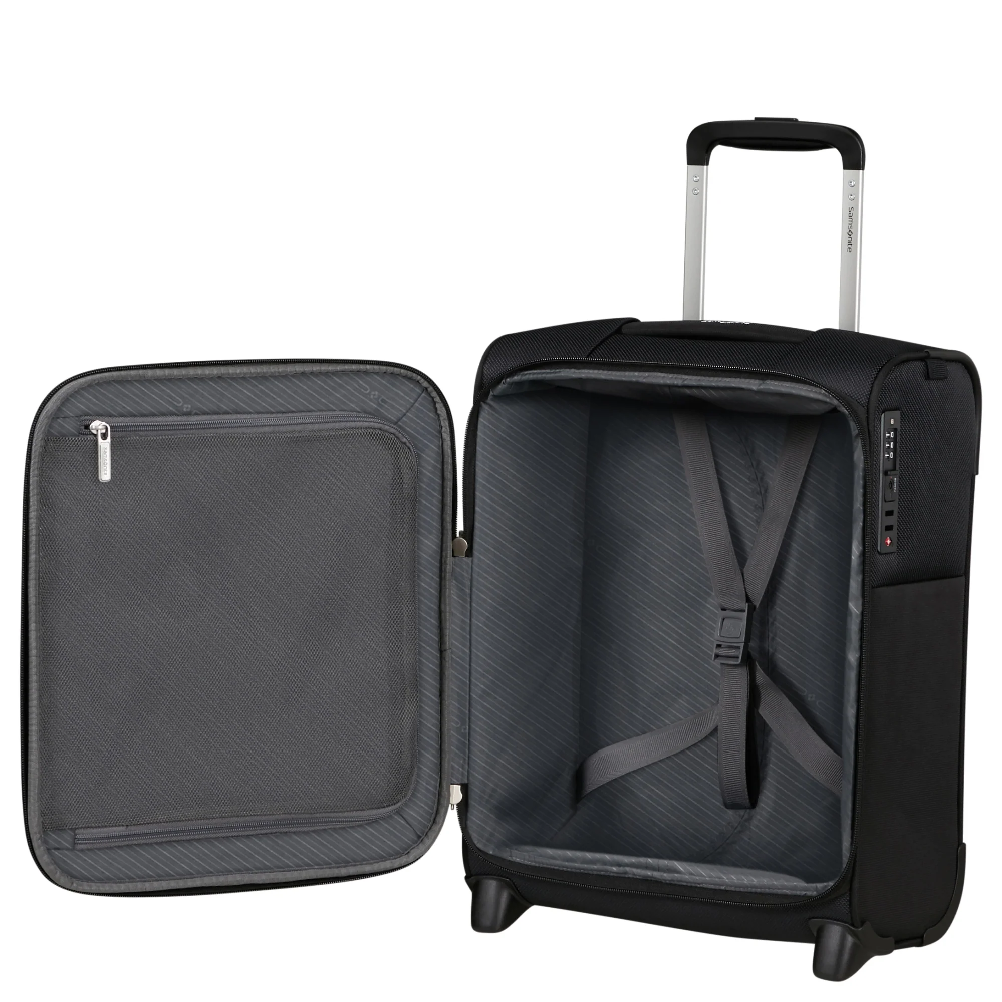 Samsonite Base Breeze Upright Underseater - 2-Rollen-Kabinentrolley 45 cm (black) - Image 5