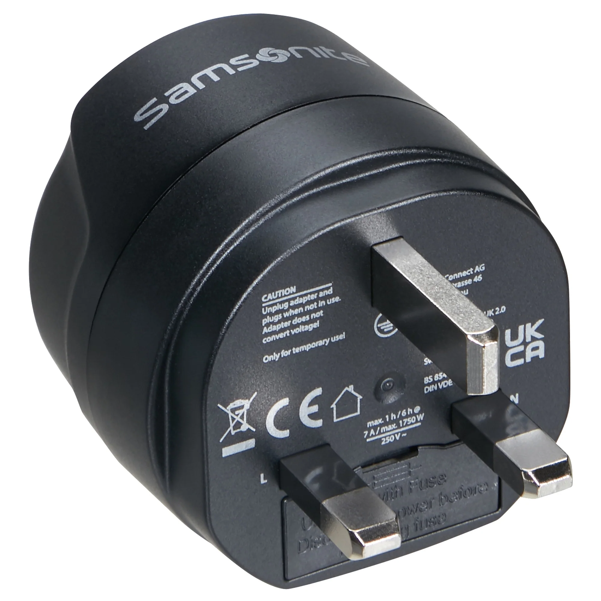 Samsonite Europe to UK Adaptor - Reiseadapter (schwarz) - Image 3