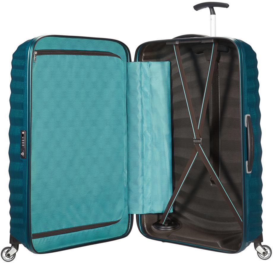 Samsonite Lite-Shock - 4-Rollen-Trolley XL 81 cm (petrol blue) - Image 4