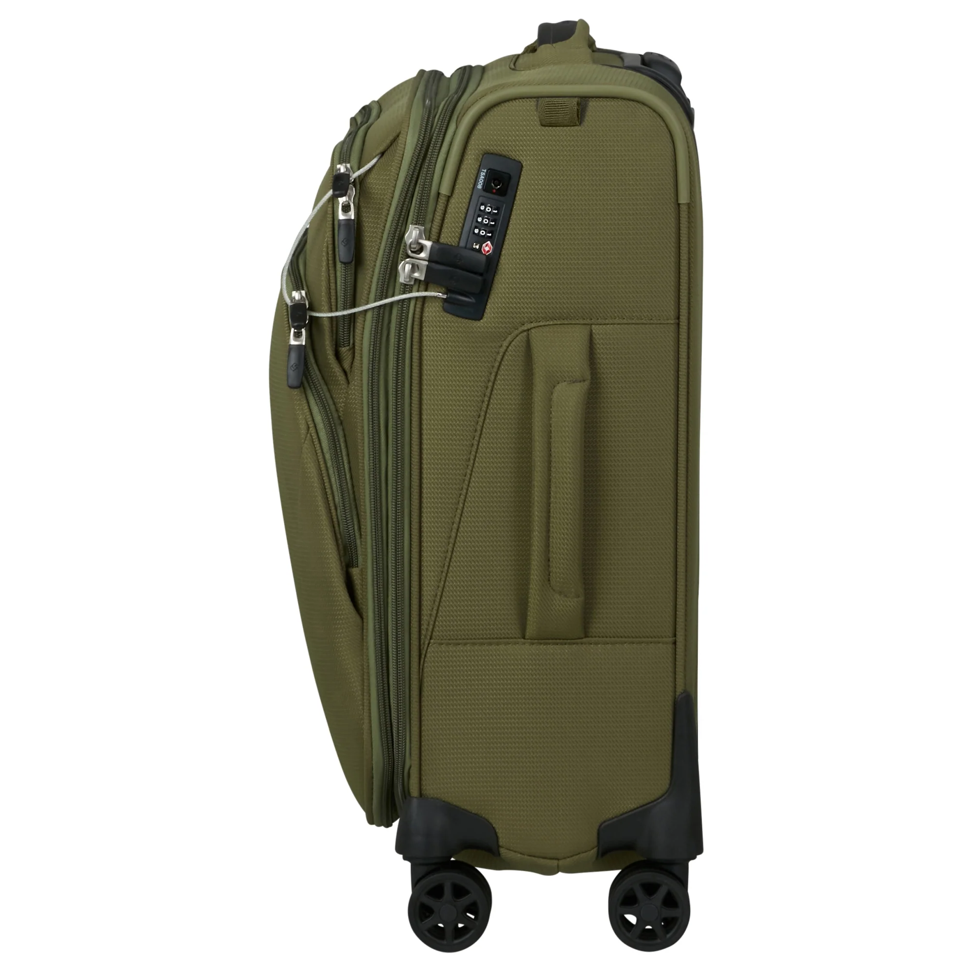 Samsonite Spark SNG Eco - 4-Rollen-Kabinentrolley 55/20 cm erw. (olive) - Image 3
