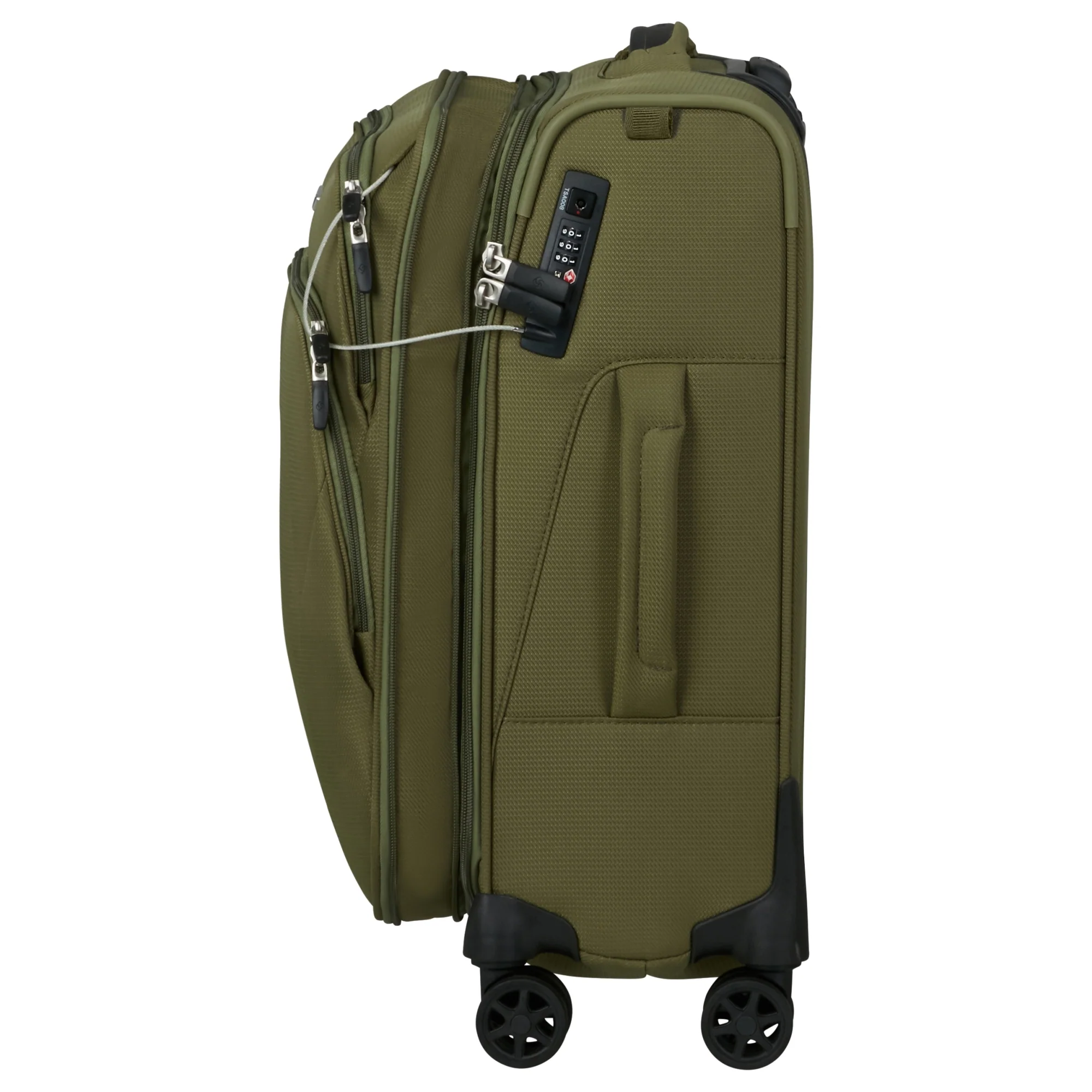 Samsonite Spark SNG Eco - 4-Rollen-Kabinentrolley 55/20 cm erw. (olive) - Image 4