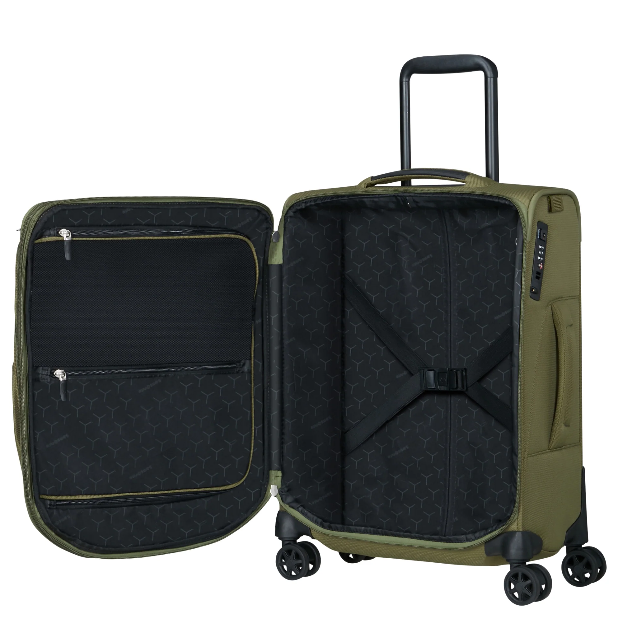 Samsonite Spark SNG Eco - 4-Rollen-Kabinentrolley 55/20 cm erw. (olive) - Image 7