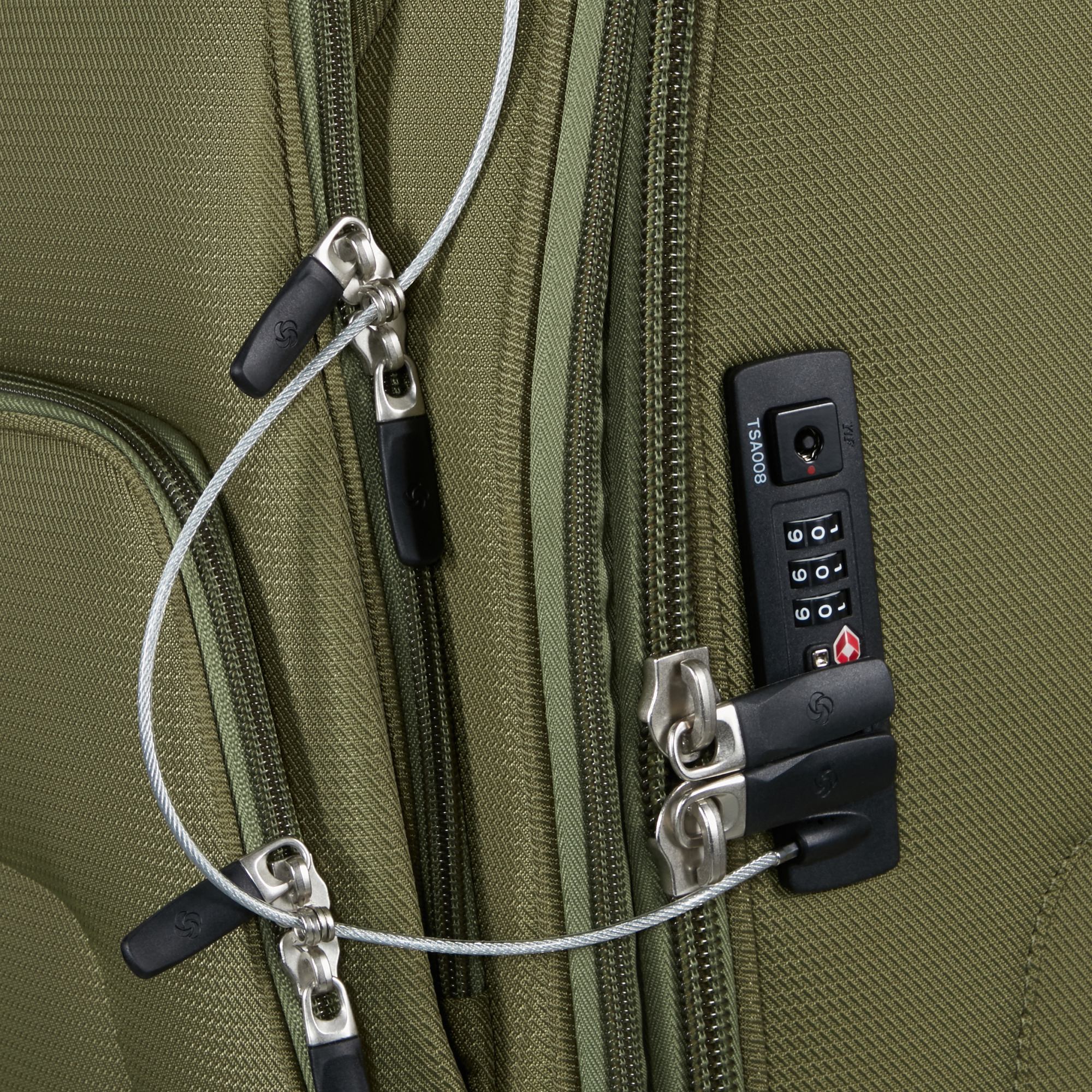 Samsonite Spark SNG Eco - 4-Rollen-Trolley 67/24 cm erw. (olive, 67 cm) - Image 7