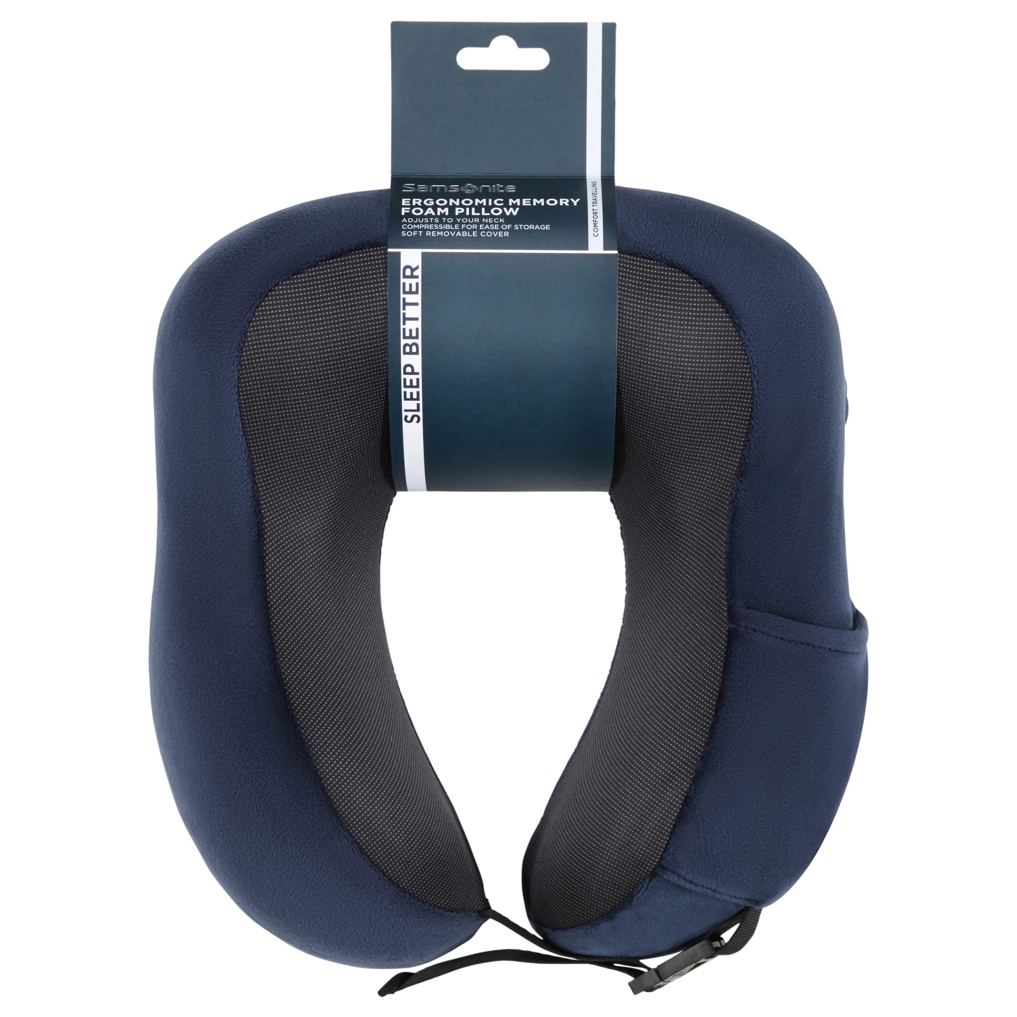 Samsonite Ta Revolution Ergonom. Mem. Foam Pillow - Nackenkissen (midnight blue) - Image 3