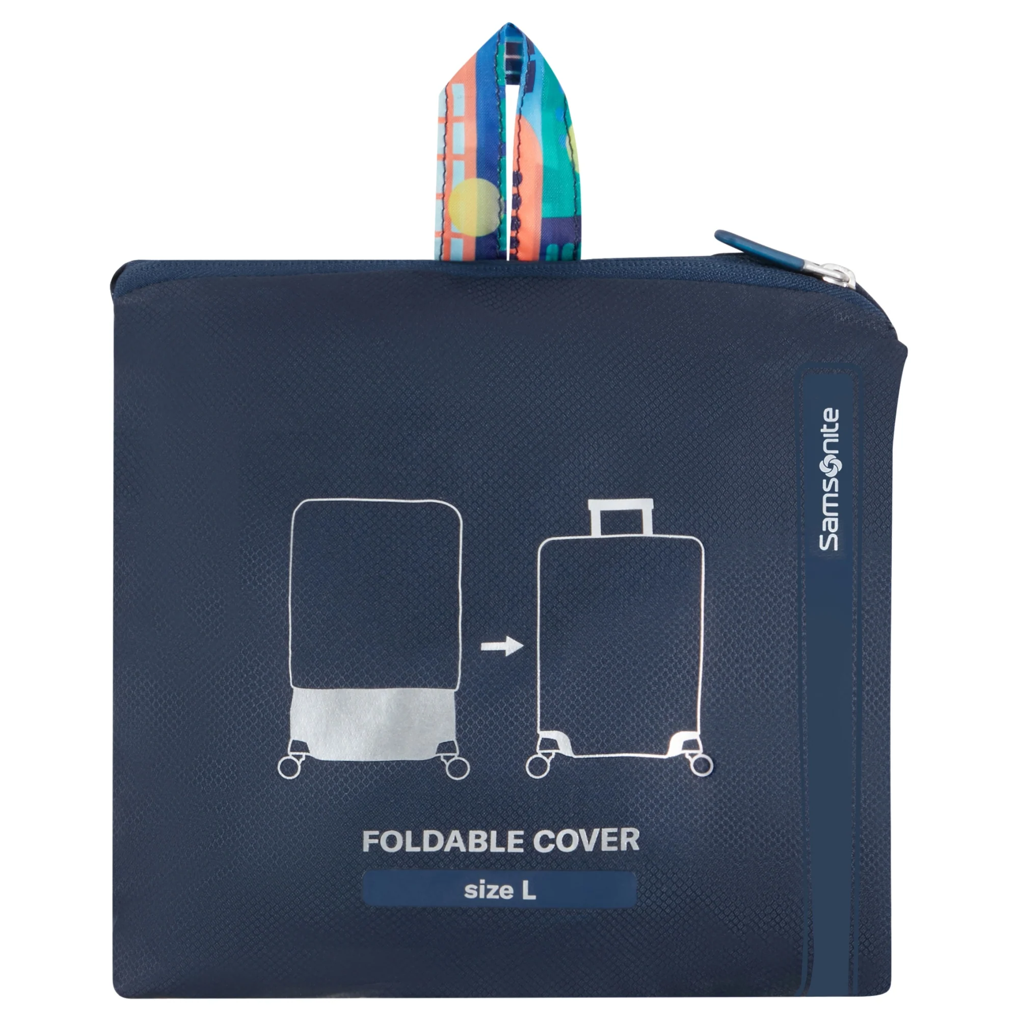Samsonite Ta Revolution Foldable Kofferschutzhülle L - Regenhülle (city print) - Image 4