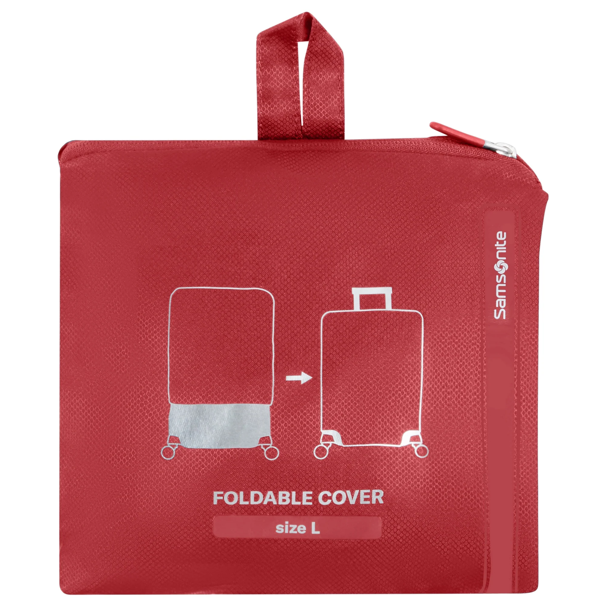 Samsonite Ta Revolution Foldable Kofferschutzhülle L - Regenhülle (red) - Image 4