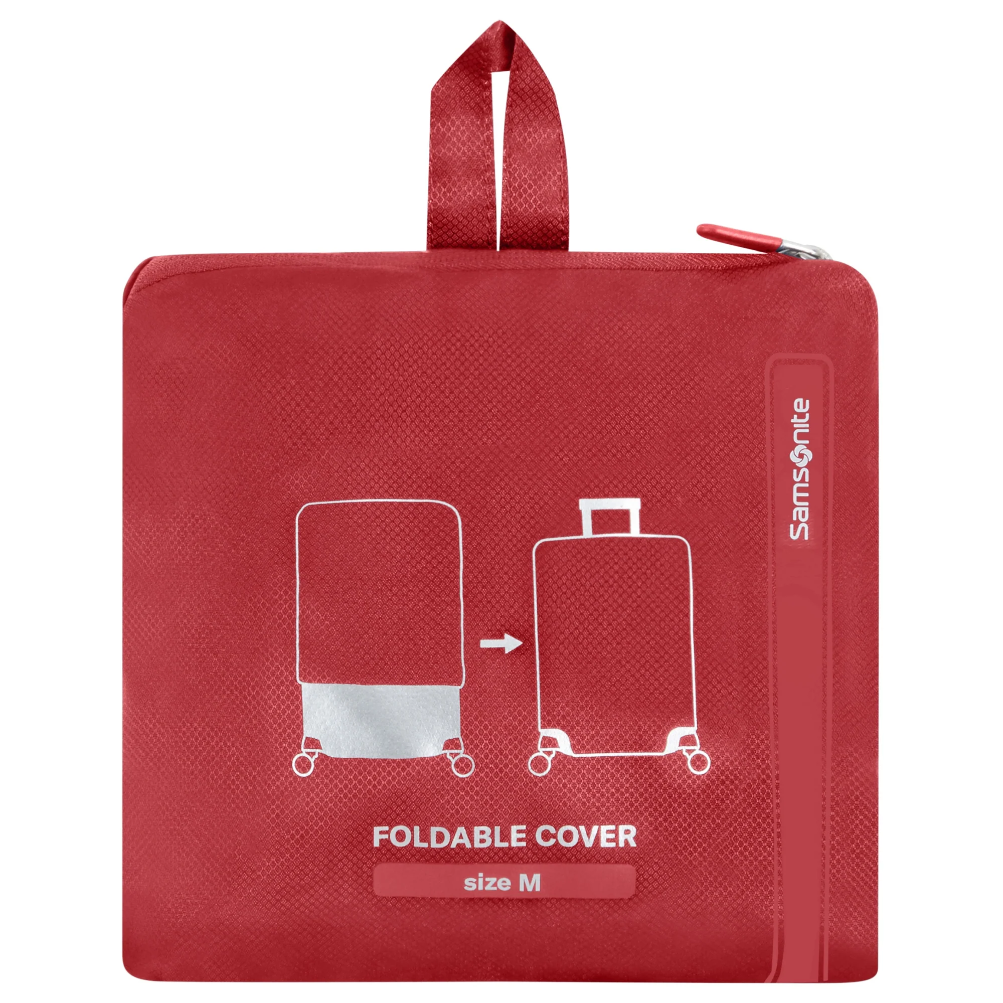 Samsonite Ta Revolution Foldable Kofferschutzhülle M - Regenhülle (red) - Image 4