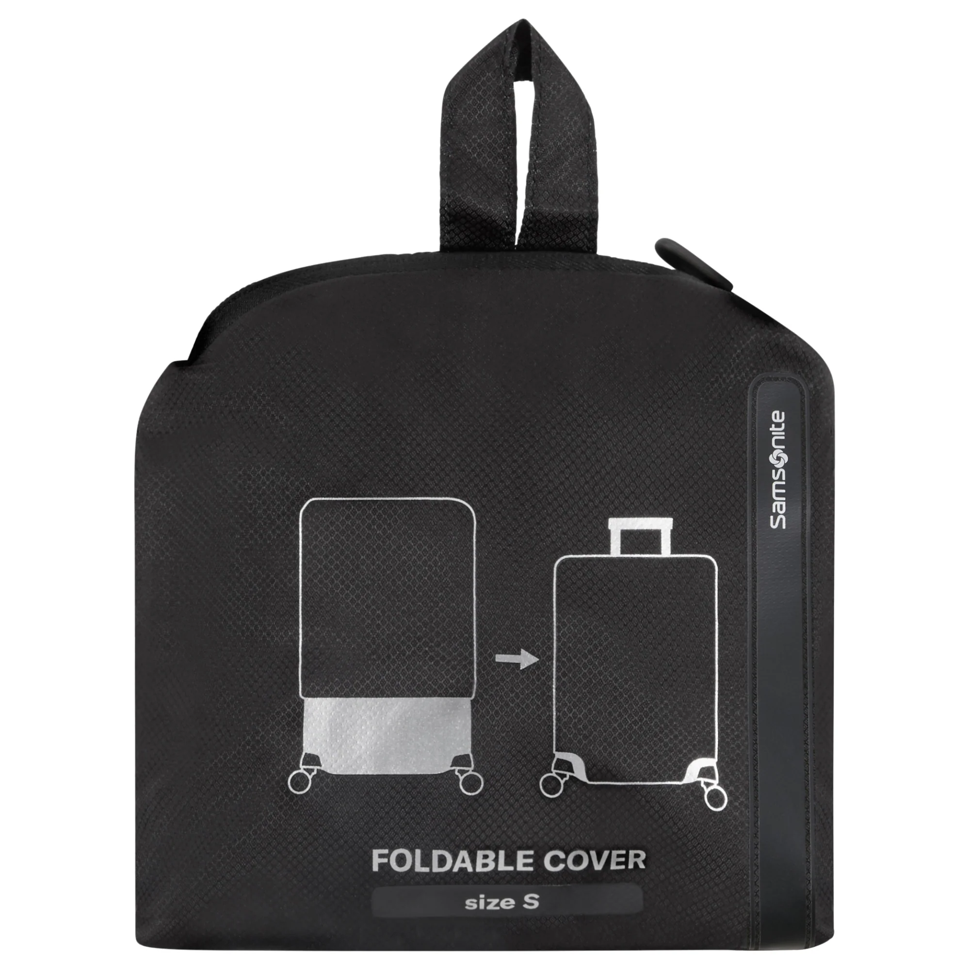 Samsonite Ta Revolution Foldable Kofferschutzhülle S - Regenhülle (black) - Image 4