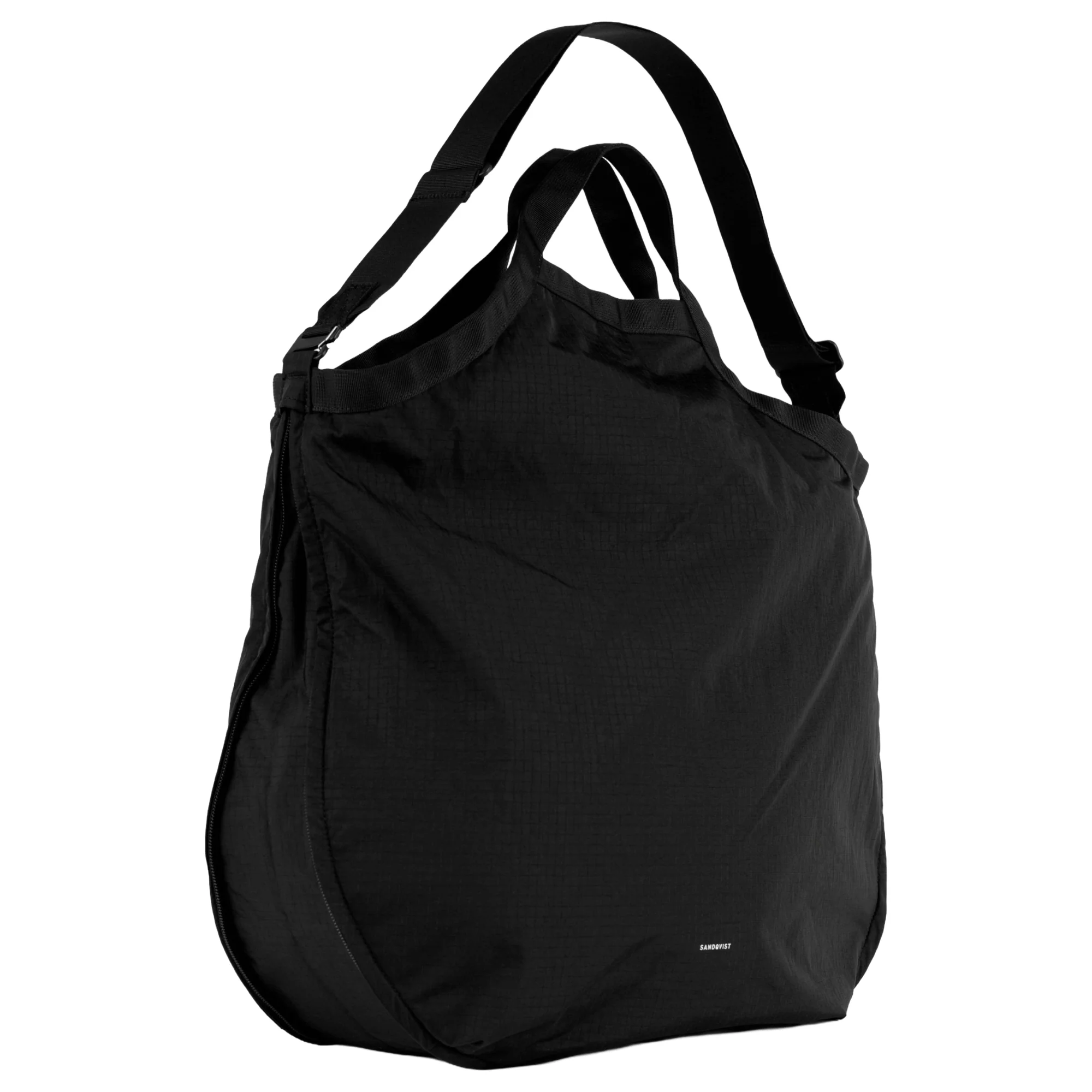 Sandqvist Grid Expandable Tote - Henkeltasche erw. (black) - Image 2
