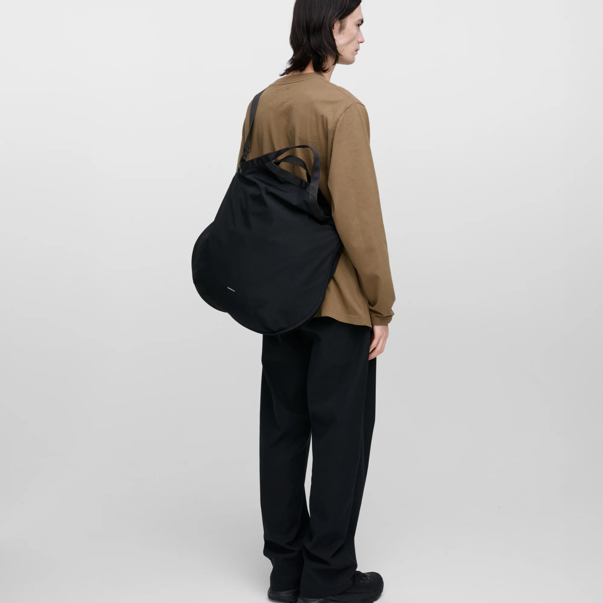 Sandqvist Grid Expandable Tote - Henkeltasche erw. (black) - Image 7