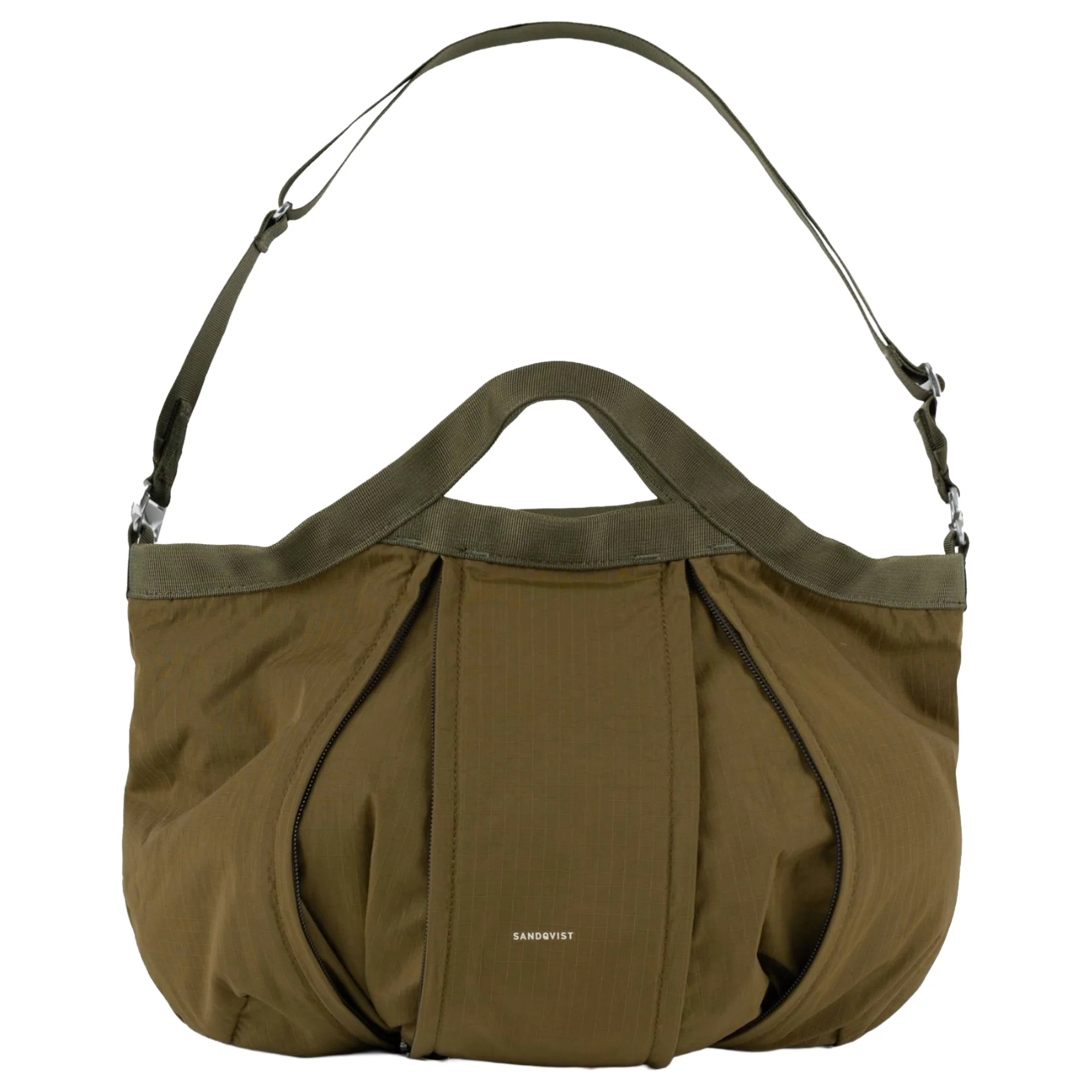 Sandqvist Grid Expandable - Umhängetasche erw. (olive) - Image 3