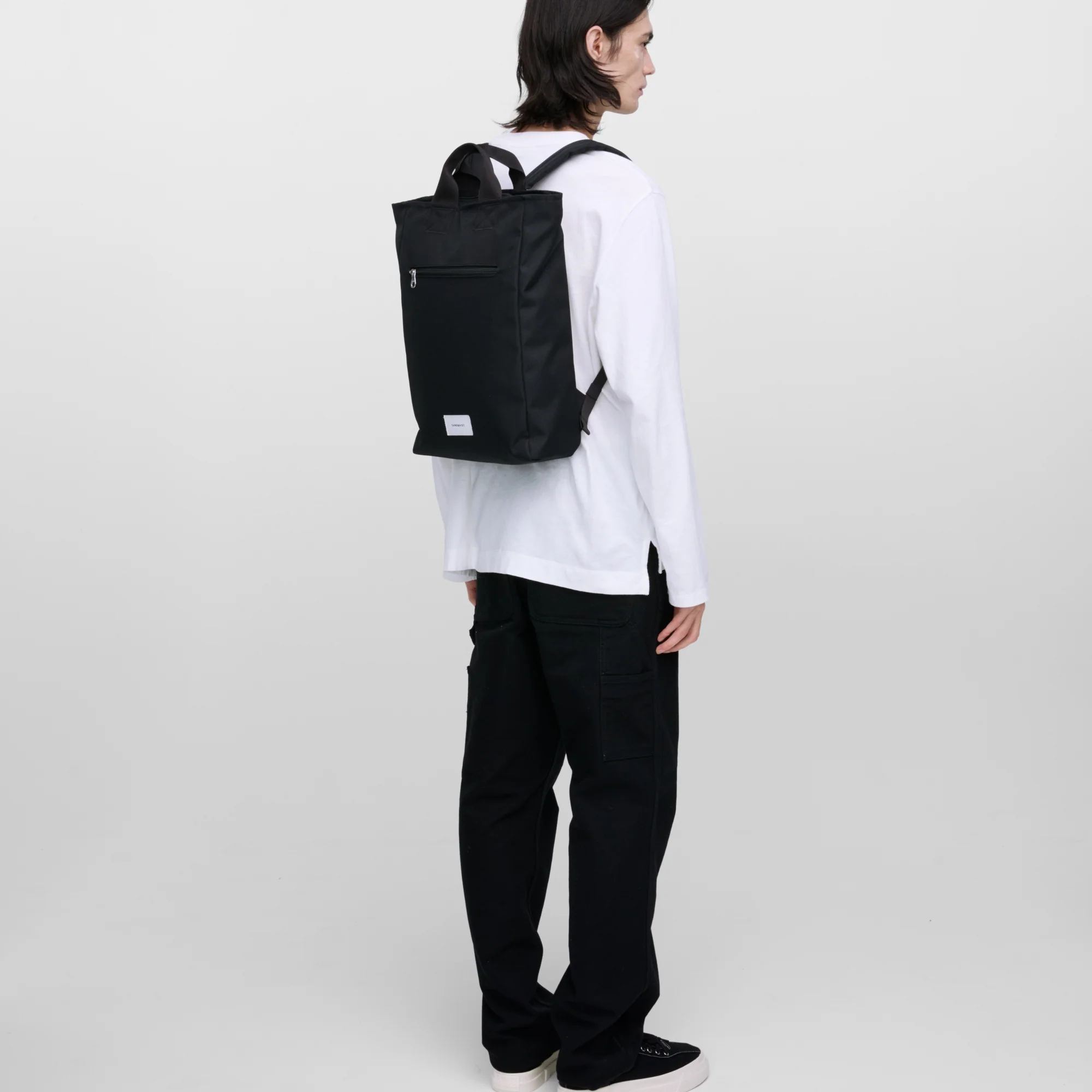 Sandqvist Ground 2-Way - Rucksack 16" 42 cm (black) - Image 3