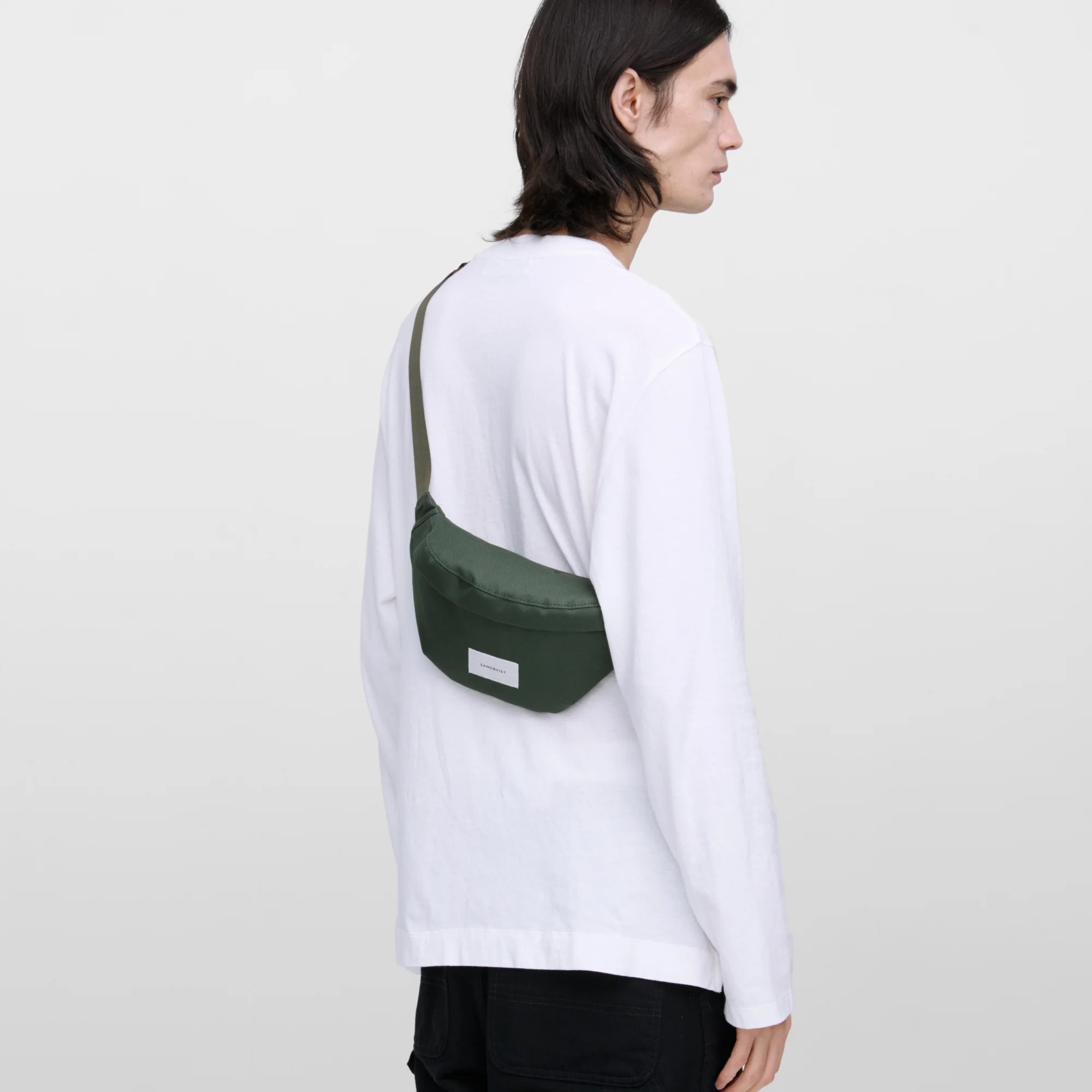 Sandqvist Ground Crossbody - Umhängetasche 30 cm (dawn green) - Image 6