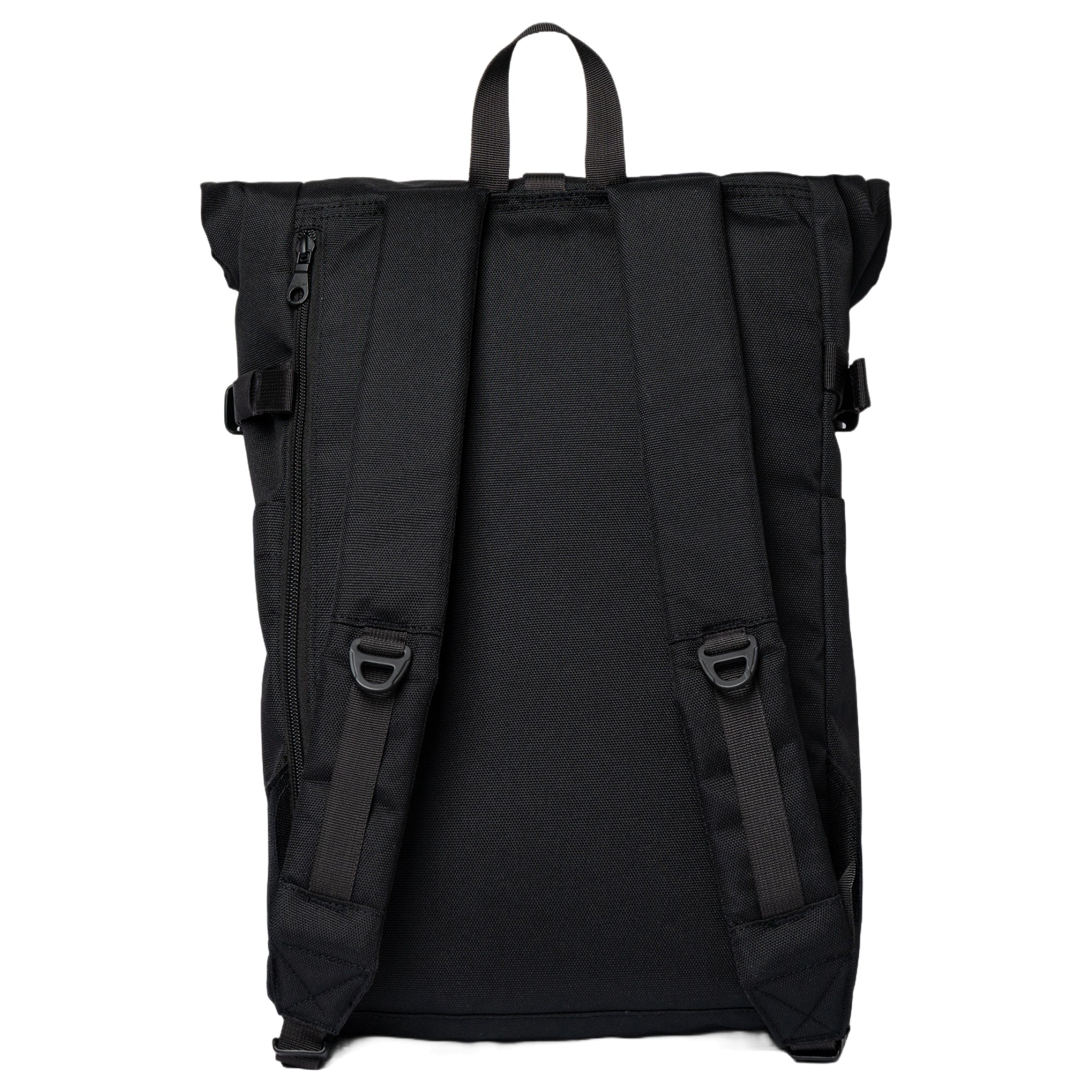 Sandqvist Icon Rolltop - Rucksack M 14" 60 cm (black/ black with black leather) - Image 3