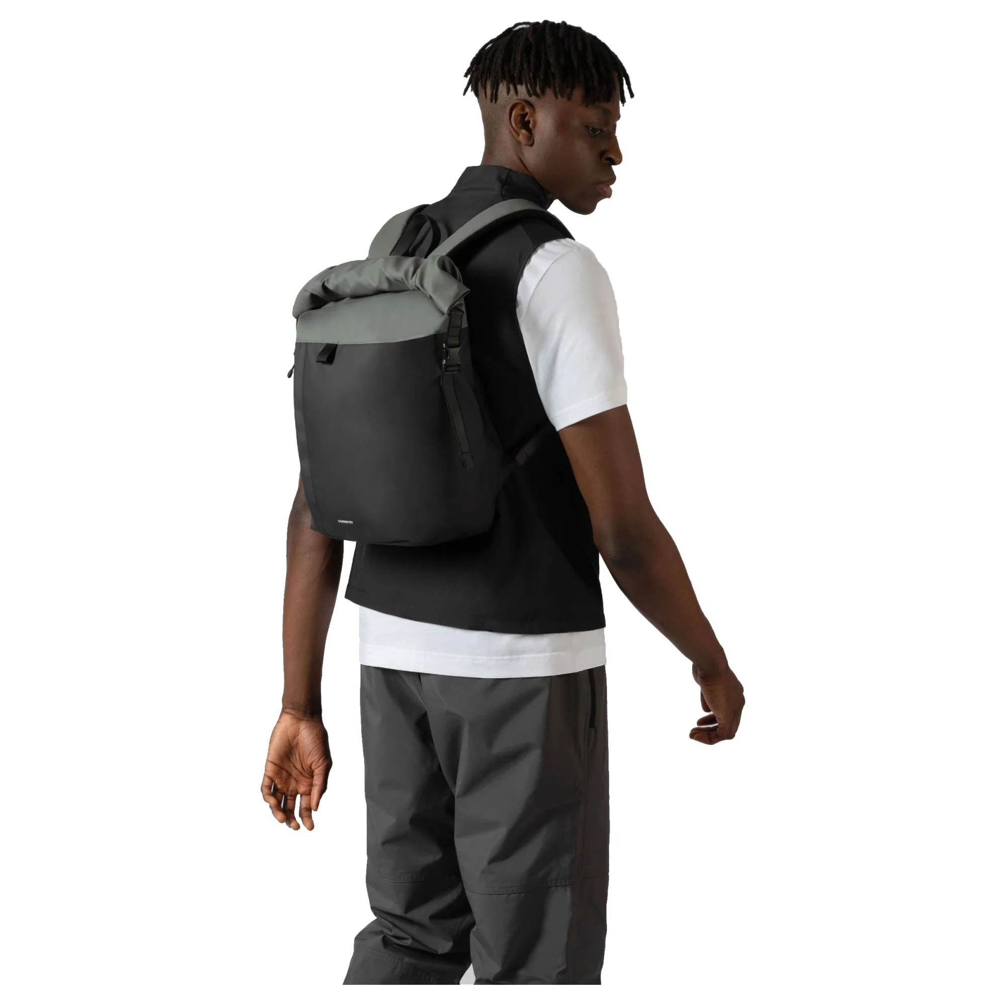 Sandqvist Konrad - Rucksack 14" 56 cm (multi dark) - Image 6