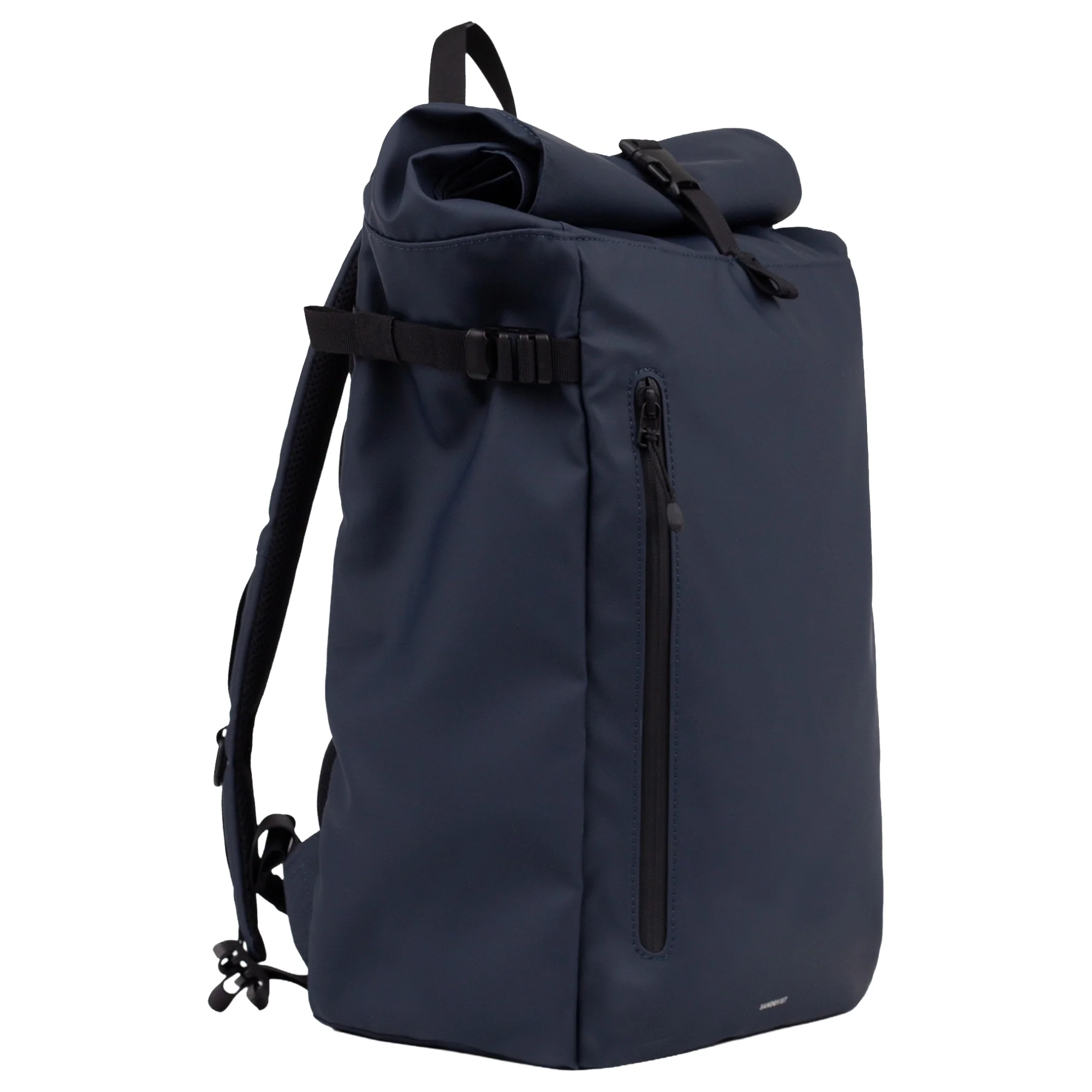 Sandqvist Stream Slim Rolltop - Rucksack M 14" 60 cm (navy) - Image 2