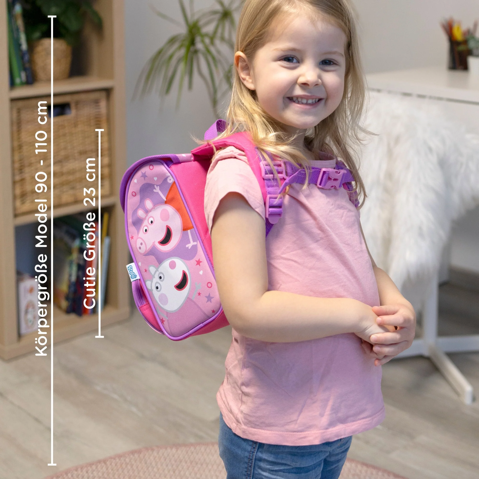 Scooli CUTIE - Kindergartenrucksack 23 cm (Peppa Pig) - Image 6
