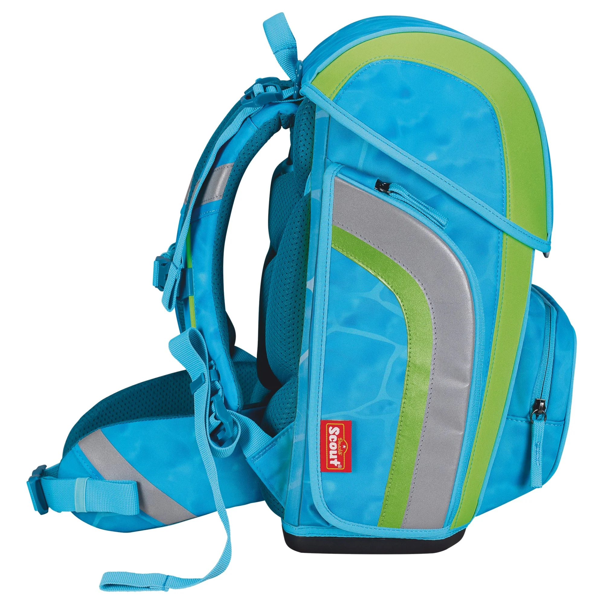 Scout Genius DIN - Schulranzen Set 4 tlg. mit Turnbeutel (Water Lily) - Image 3