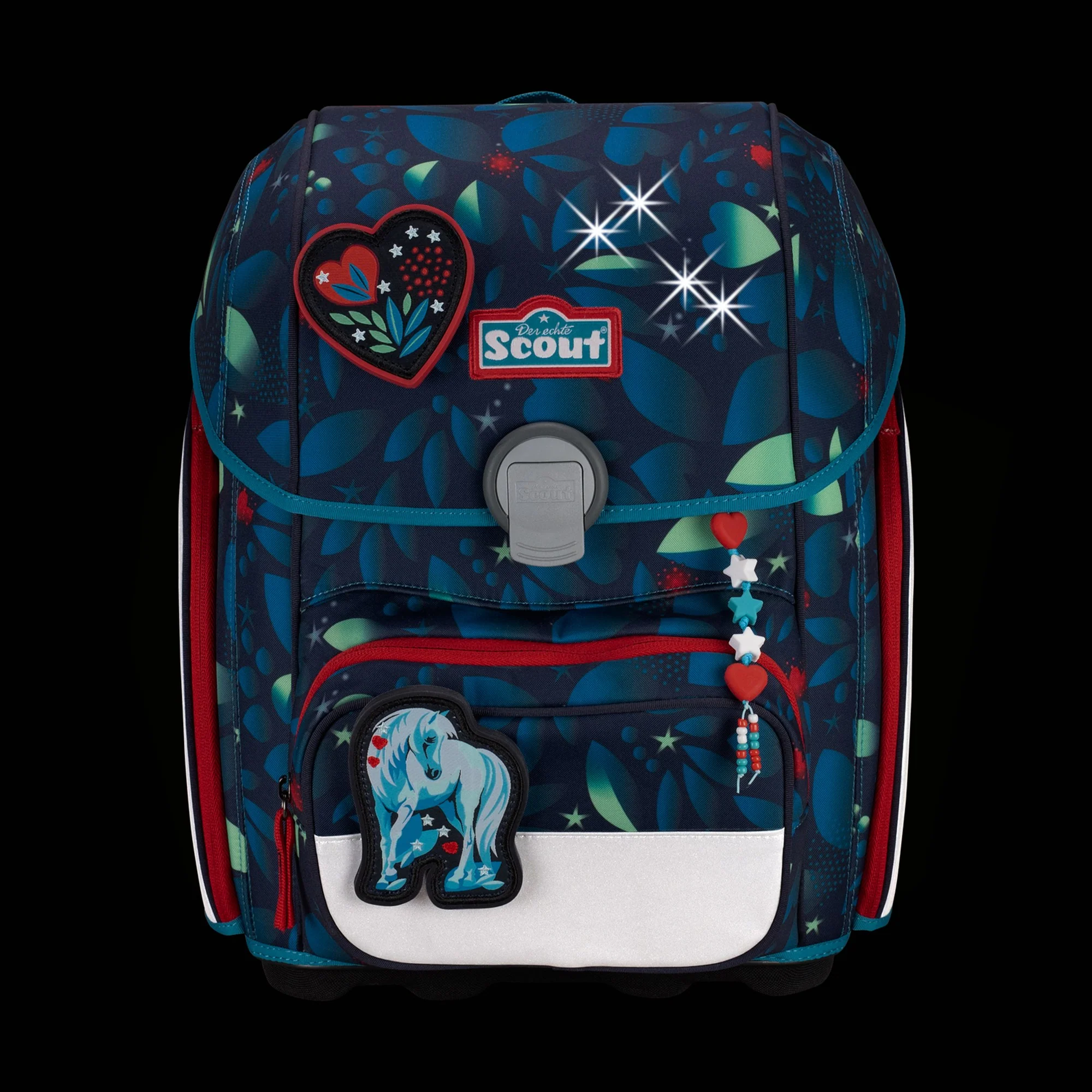 Scout Genius Exklusiv LED - Schulranzen Set 4tlg. (White Unicorn) - Image 7