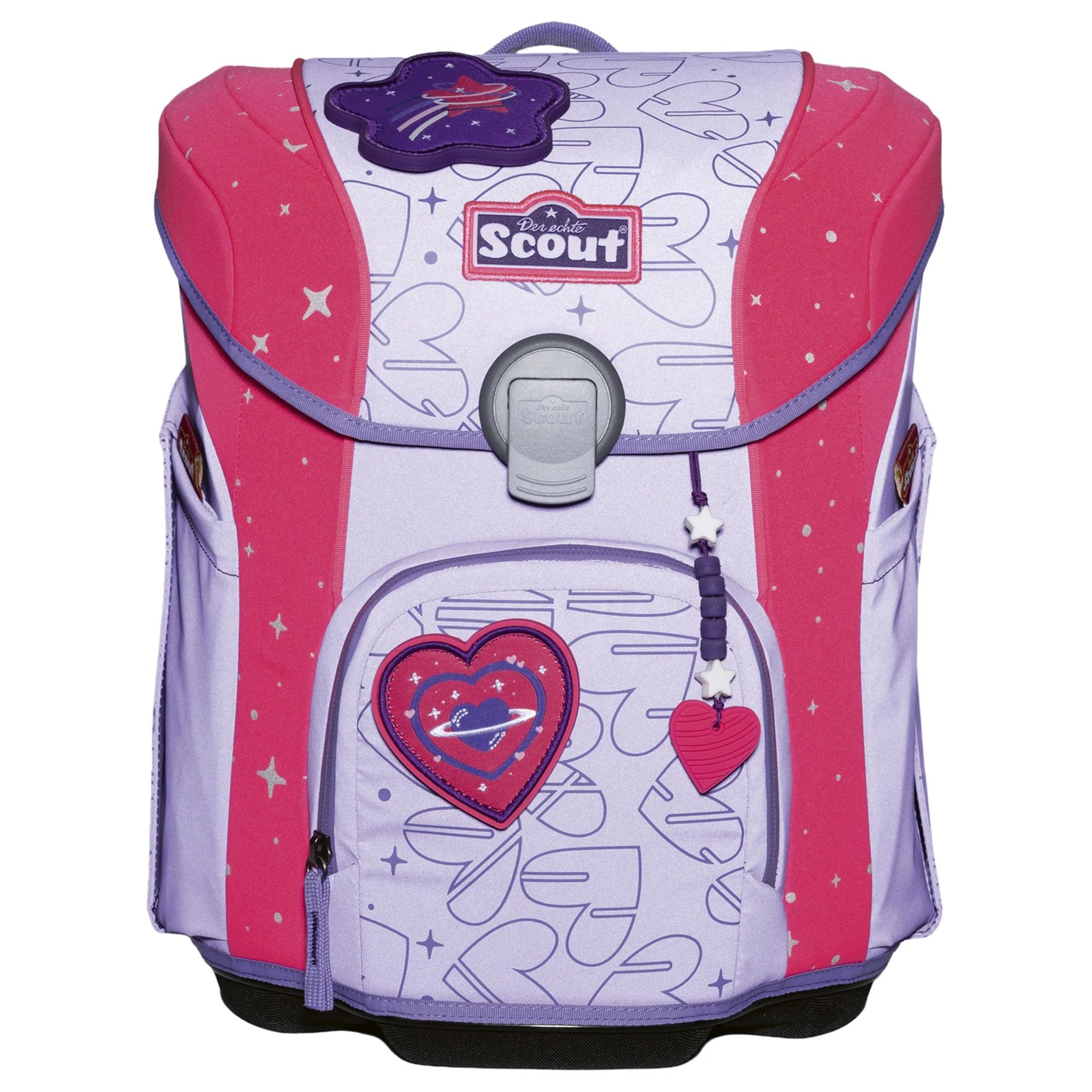 Scout Micro Exklusiv Superflash Extreme - Schulranzen Set 4tlg. (Heartbeat) - Image 2