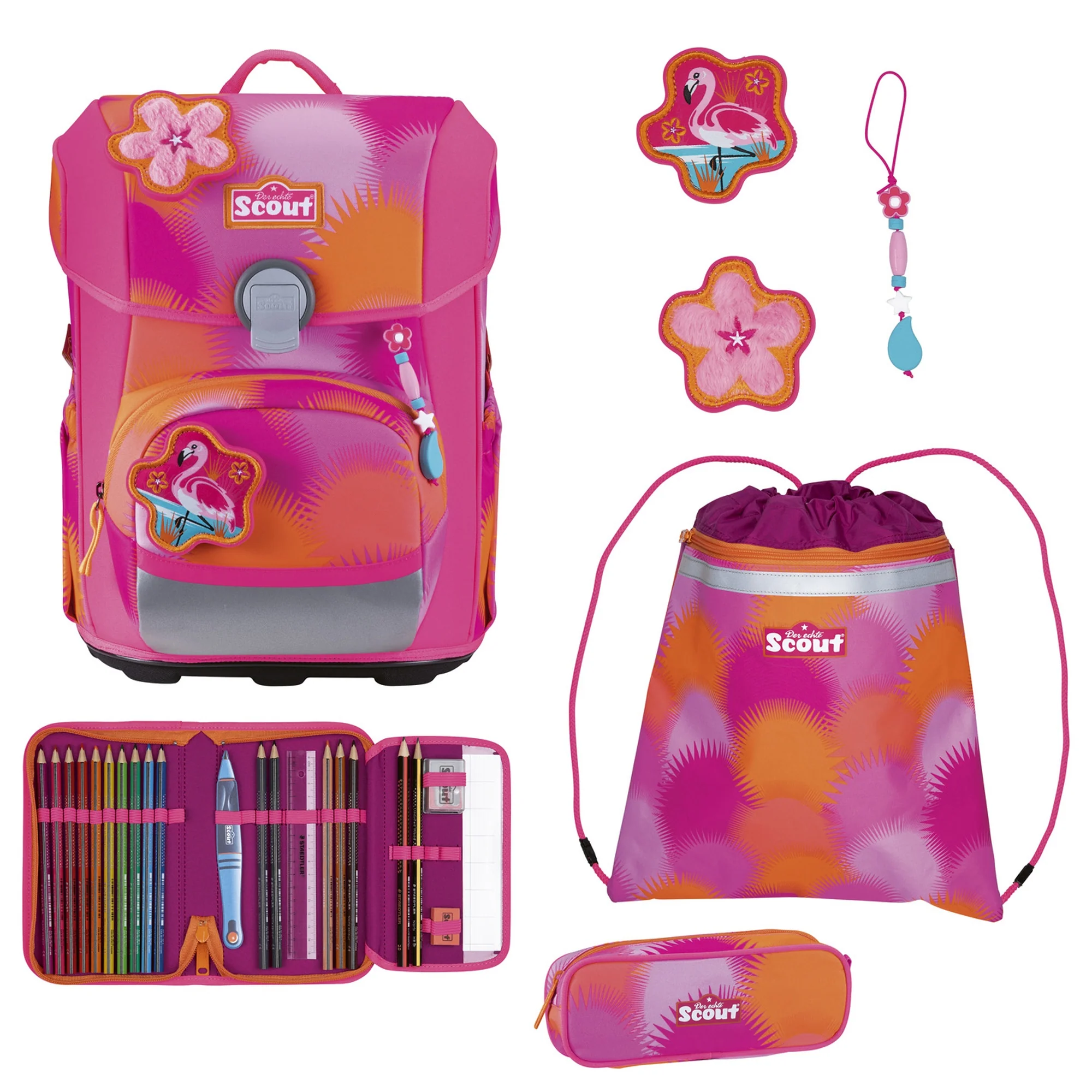 Scout Neo DIN - Schulranzen Set 4tlg. (Florida Sunset)