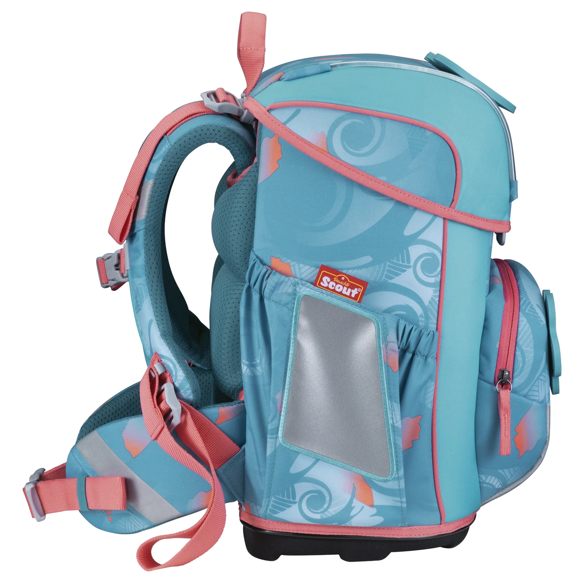 Scout Neo Exklusiv Safety Light - Schulranzen Set 5 tlg. (Aloha) - Image 3