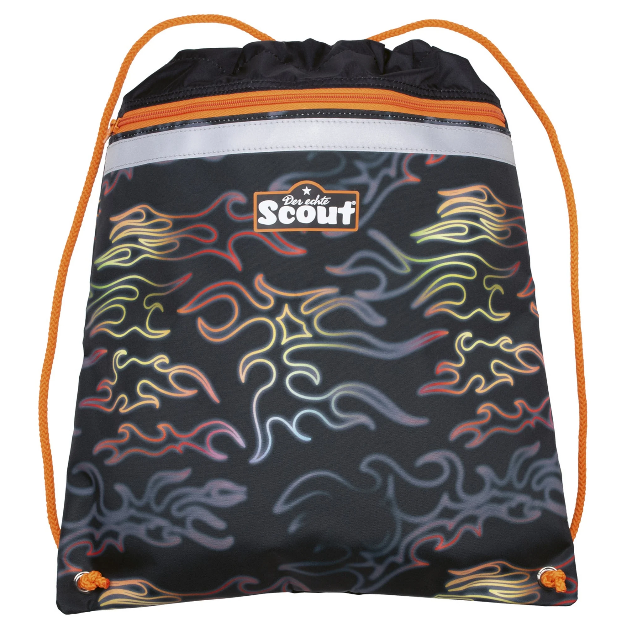 Scout Neo Exklusiv Safety Light - Schulranzen Set 5tlg. (Flames) - Image 9