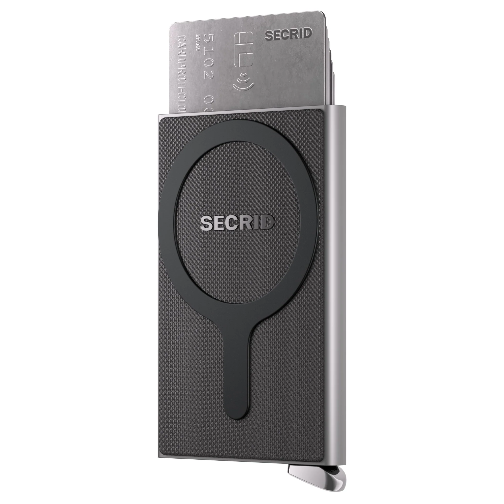 Secrid Cardprotector Fluted for Magsafe - Geldbörse 6cc 10.2 cm (silver) - Image 2