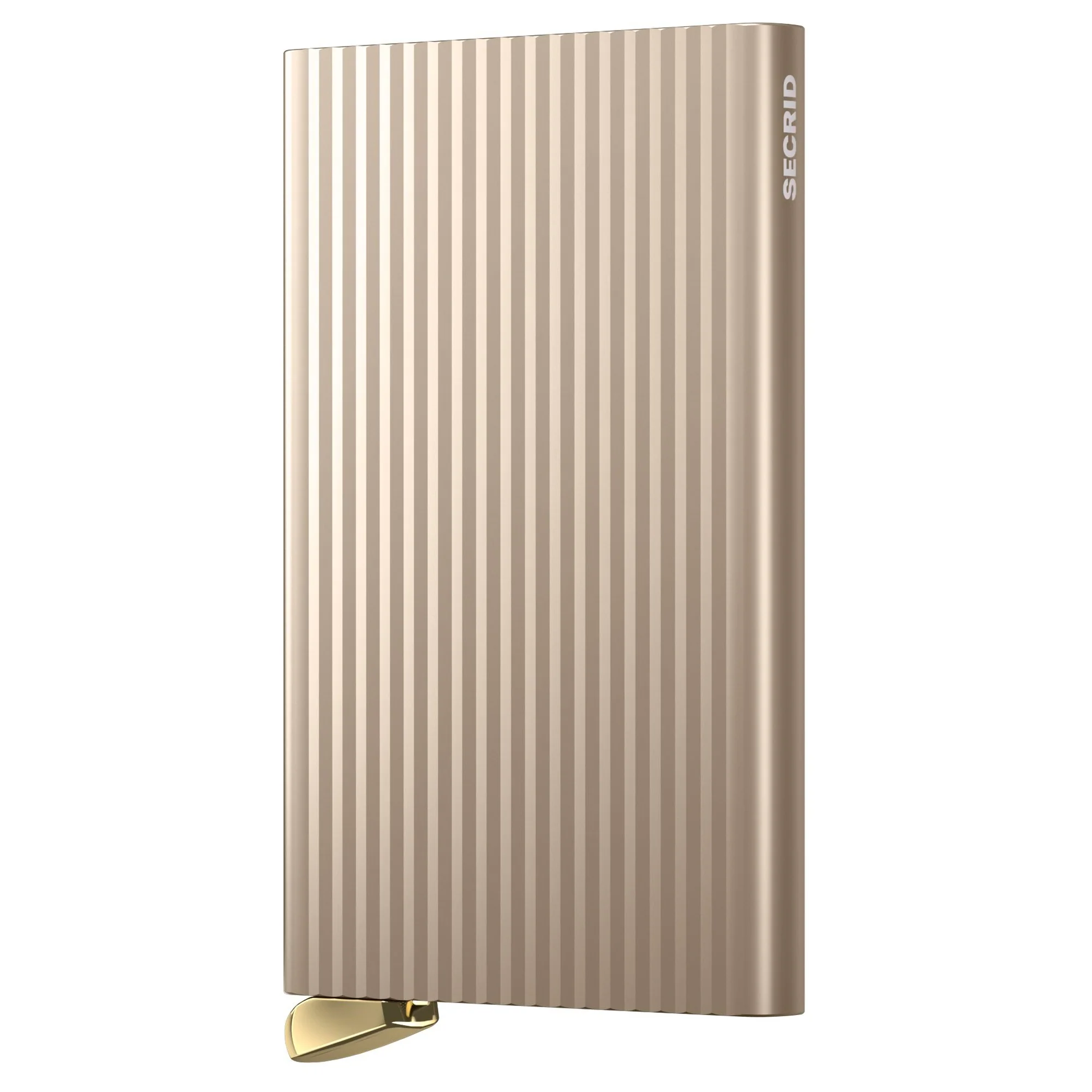 Secrid Cardprotector Fluted - Kreditkartenetui 6cc 10.2 cm RFID (cashmere+)